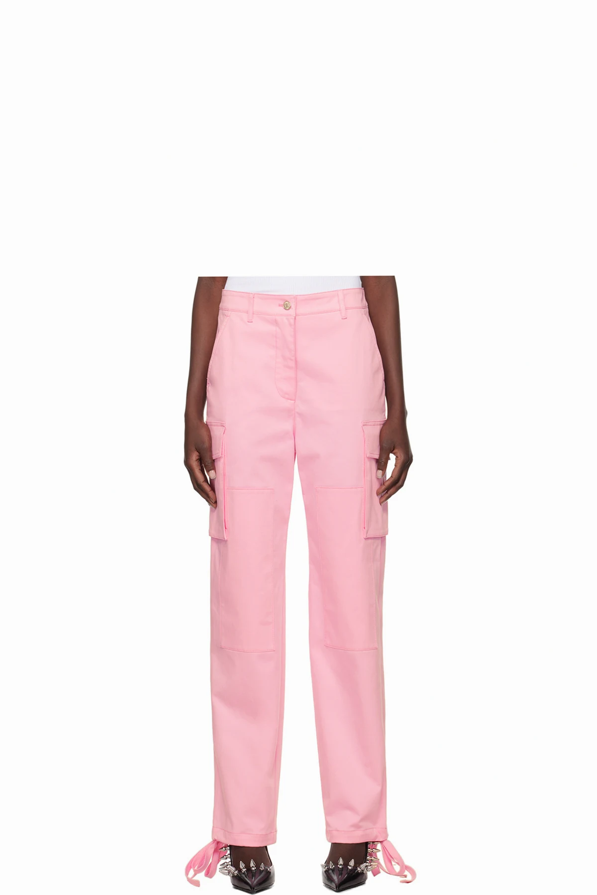 Pink Panel Cargo Pants