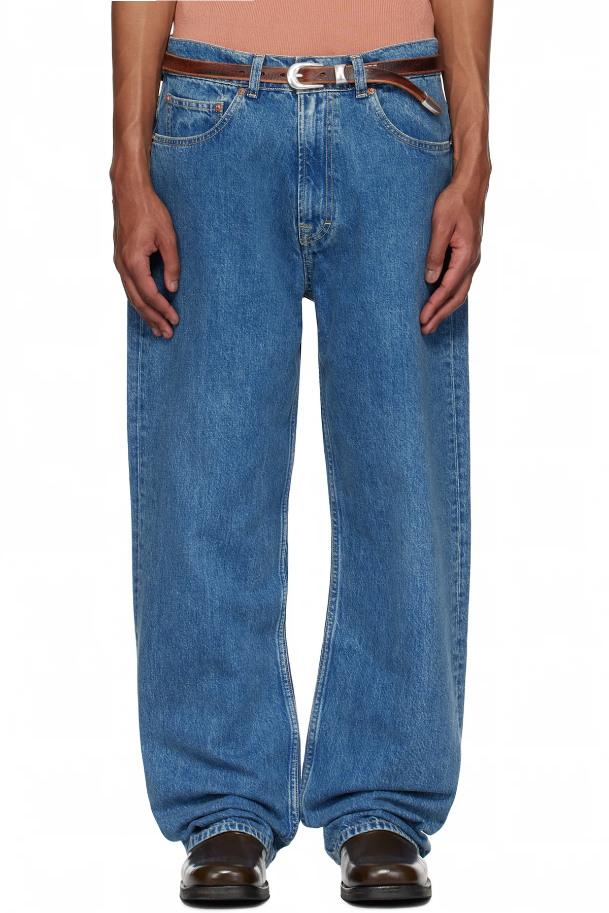 Blue Third Cut Jeans