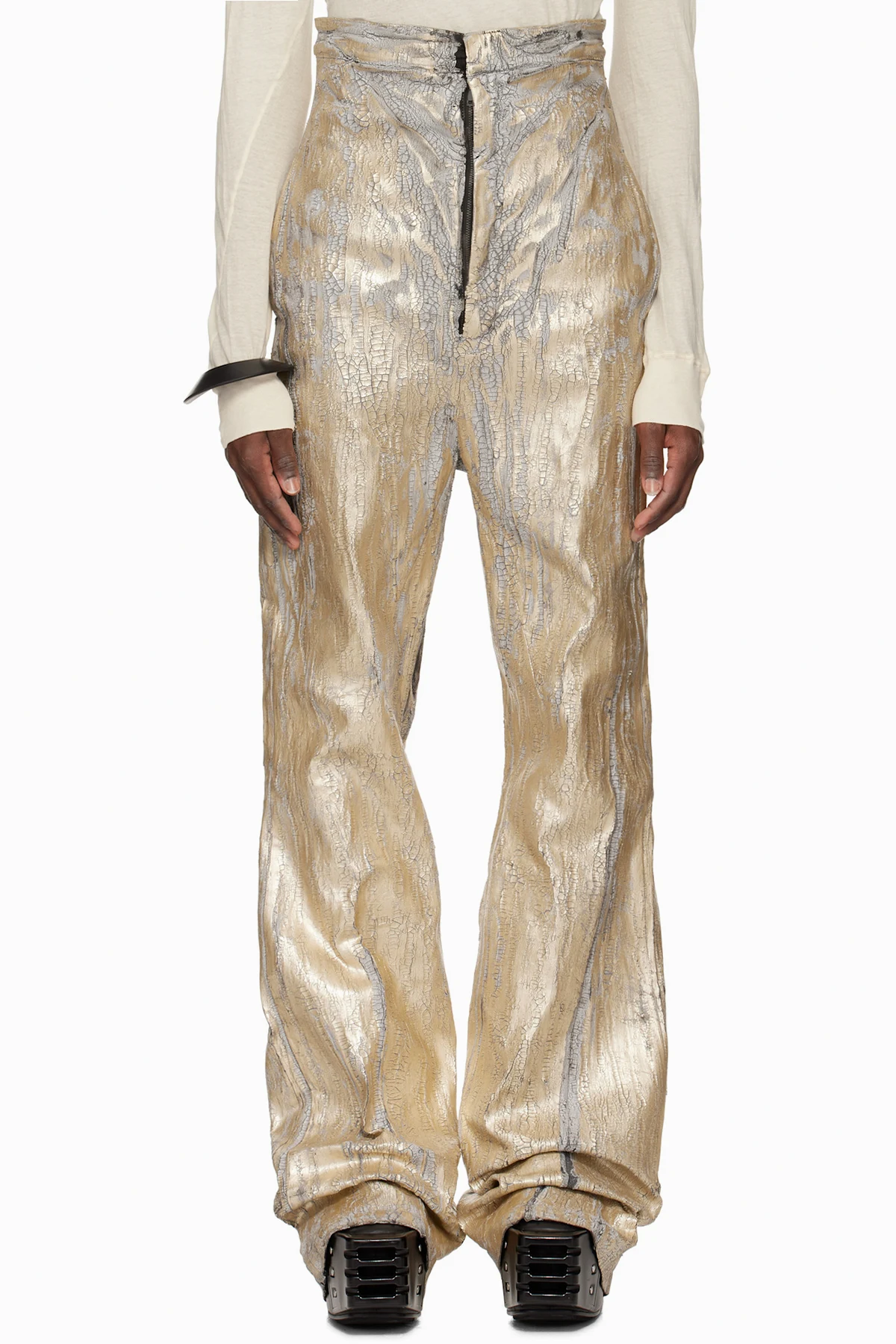 Gold Hollywood Bolan Megacrust Jeans