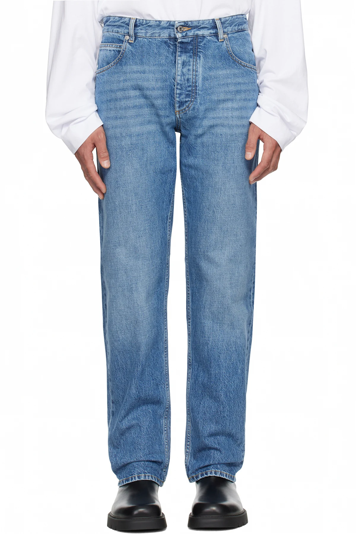 Indigo Straight Jeans