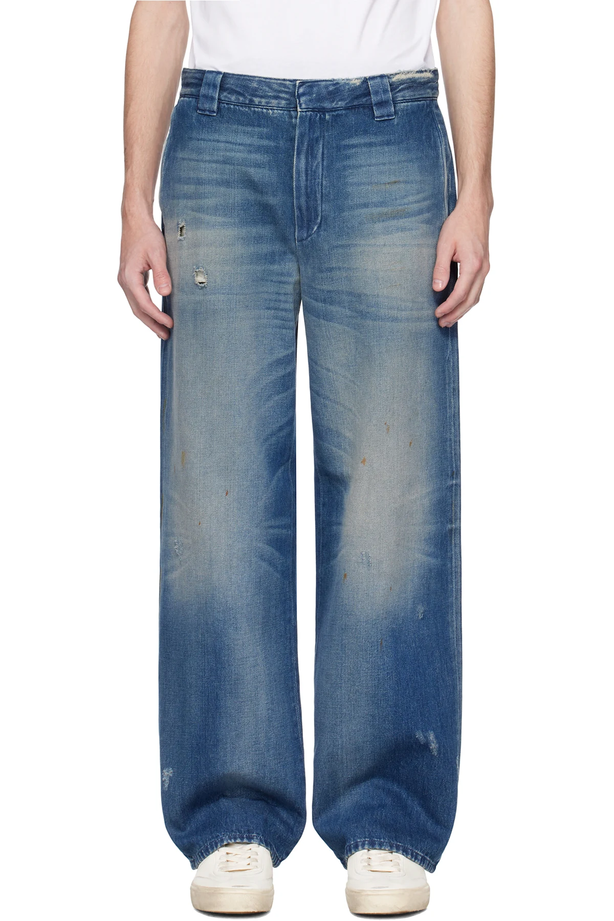 Blue Distressed Jeans