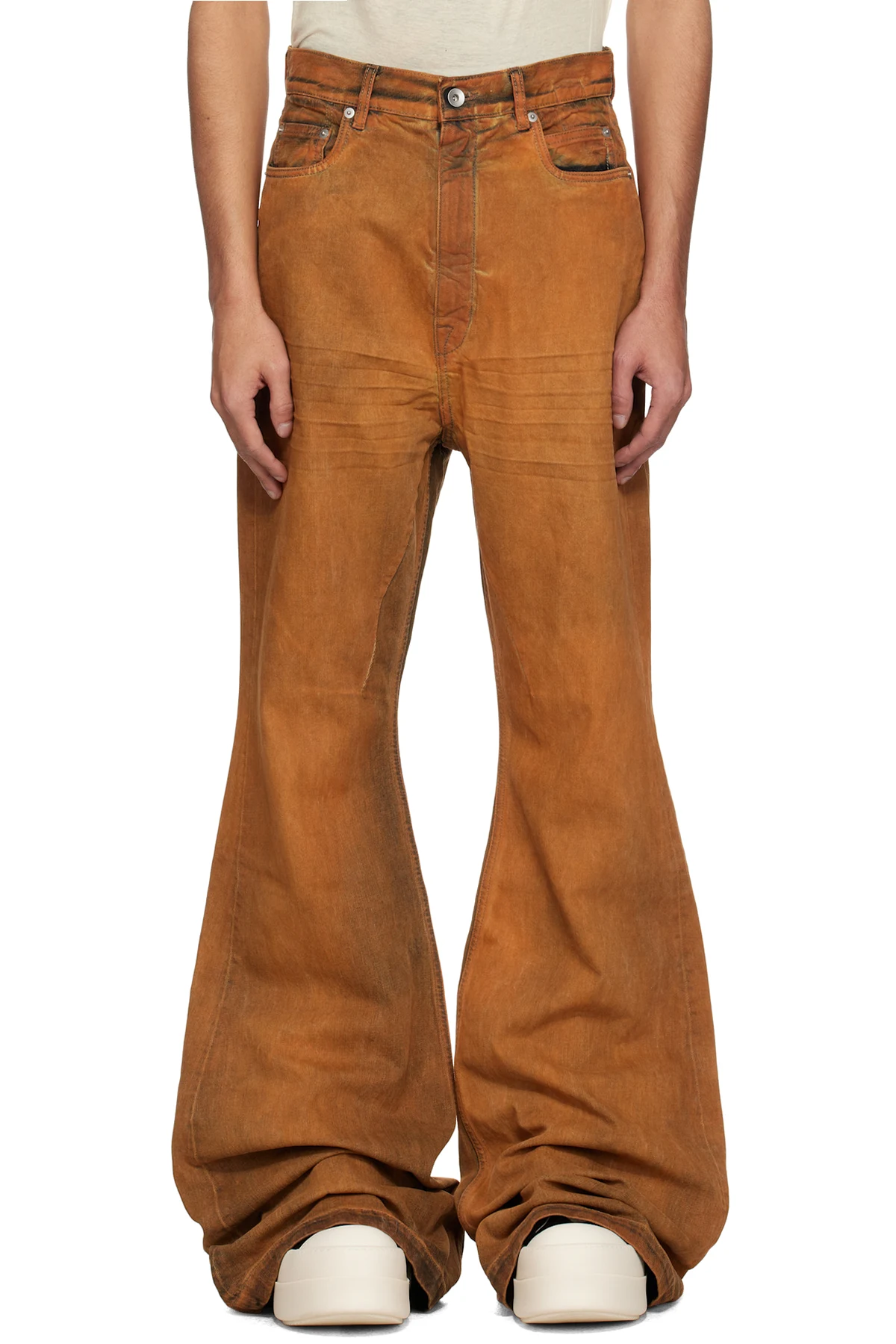 Orange Hollywood Bolan Bootcut Jeans