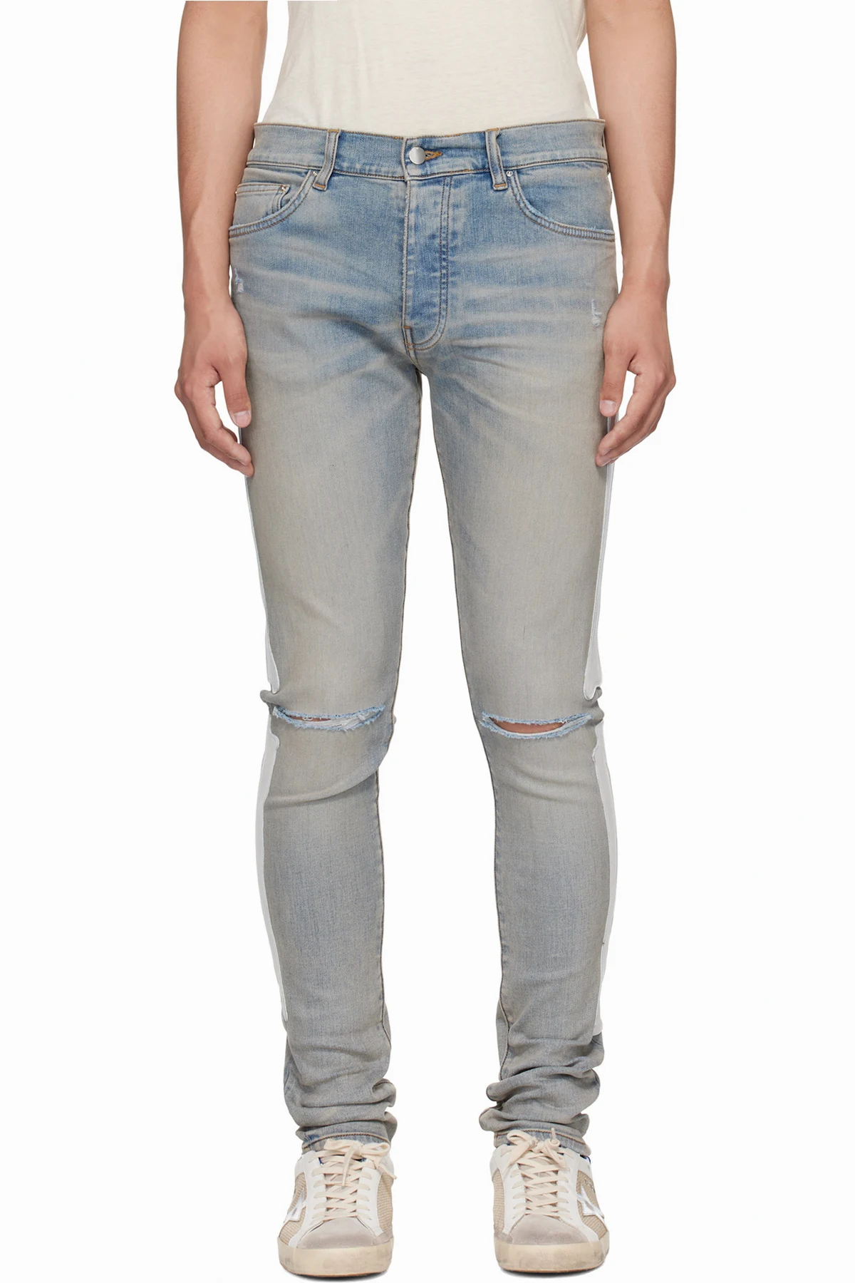 Blue Bones Slash Jeans