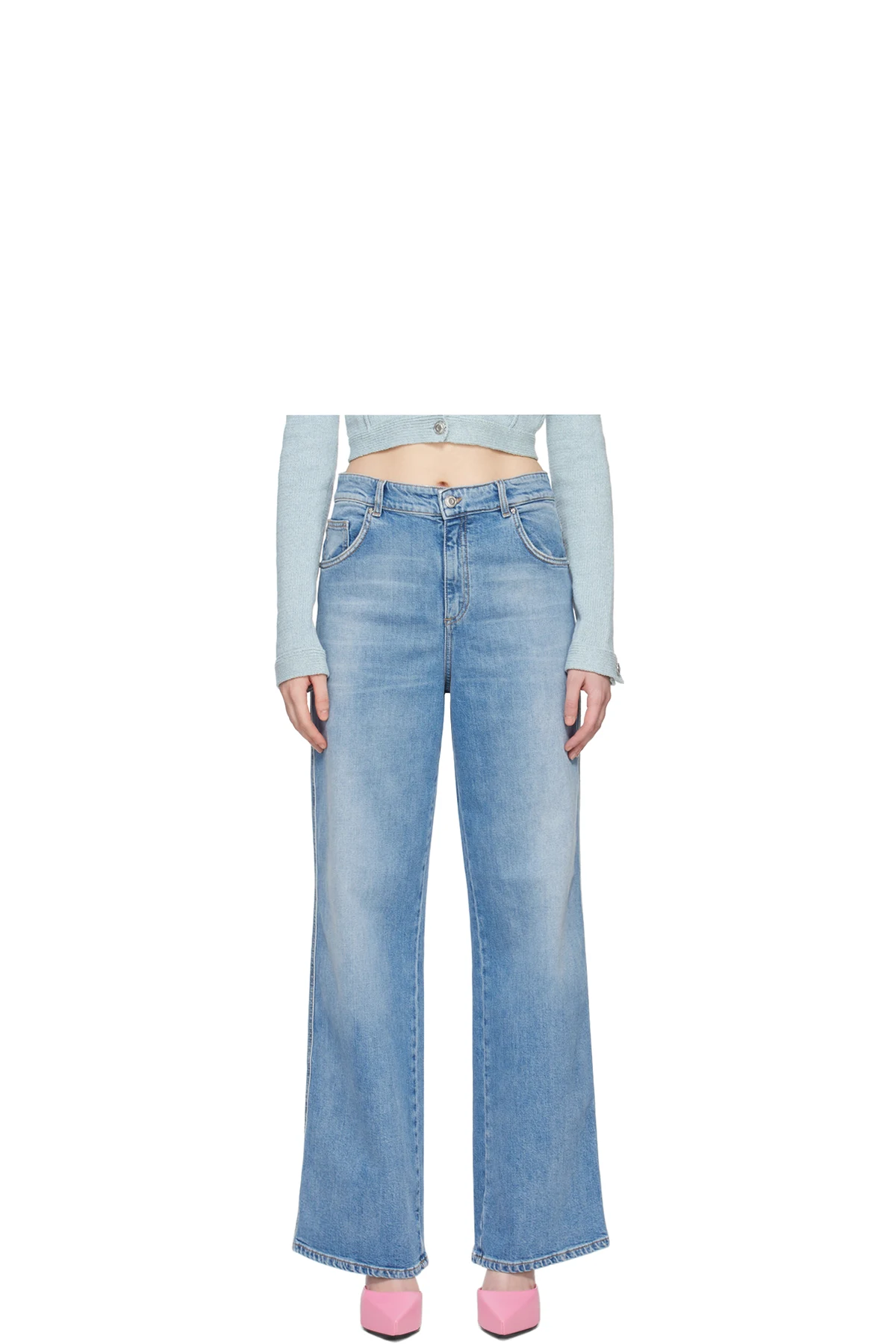 Blue Boyfriend Jeans