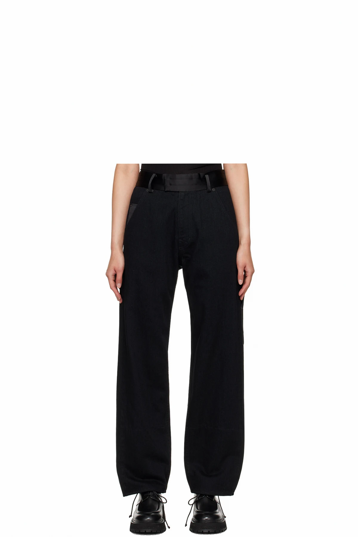 Black Painter Drill Jeans