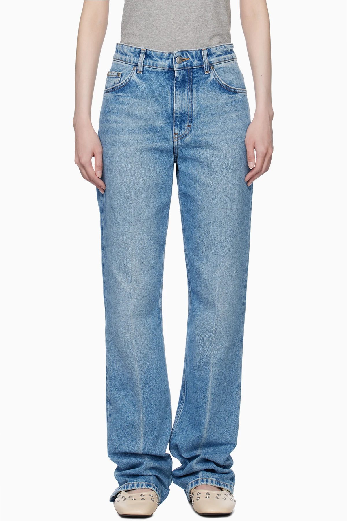 Blue Vintage Wash Jeans