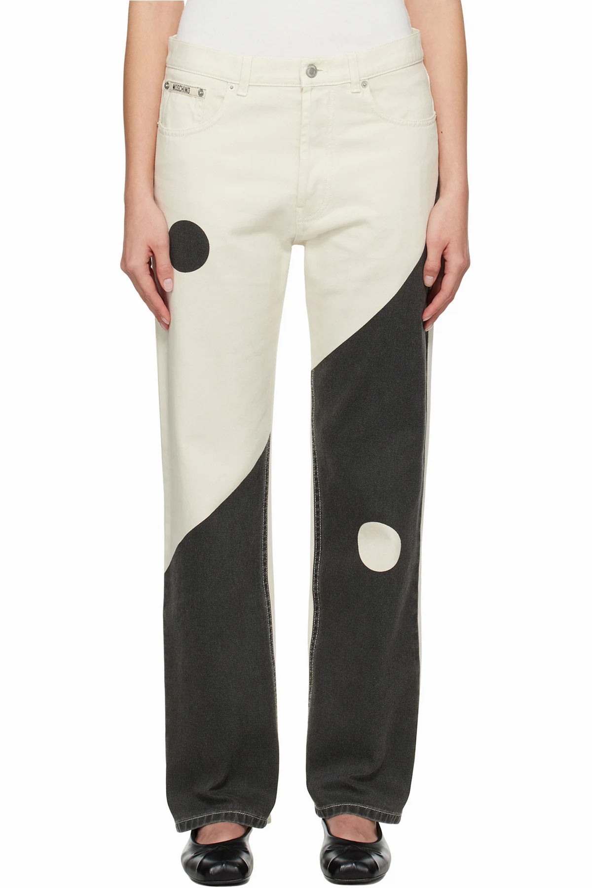 Off-White & Black Iconic Archive Tao Jeans