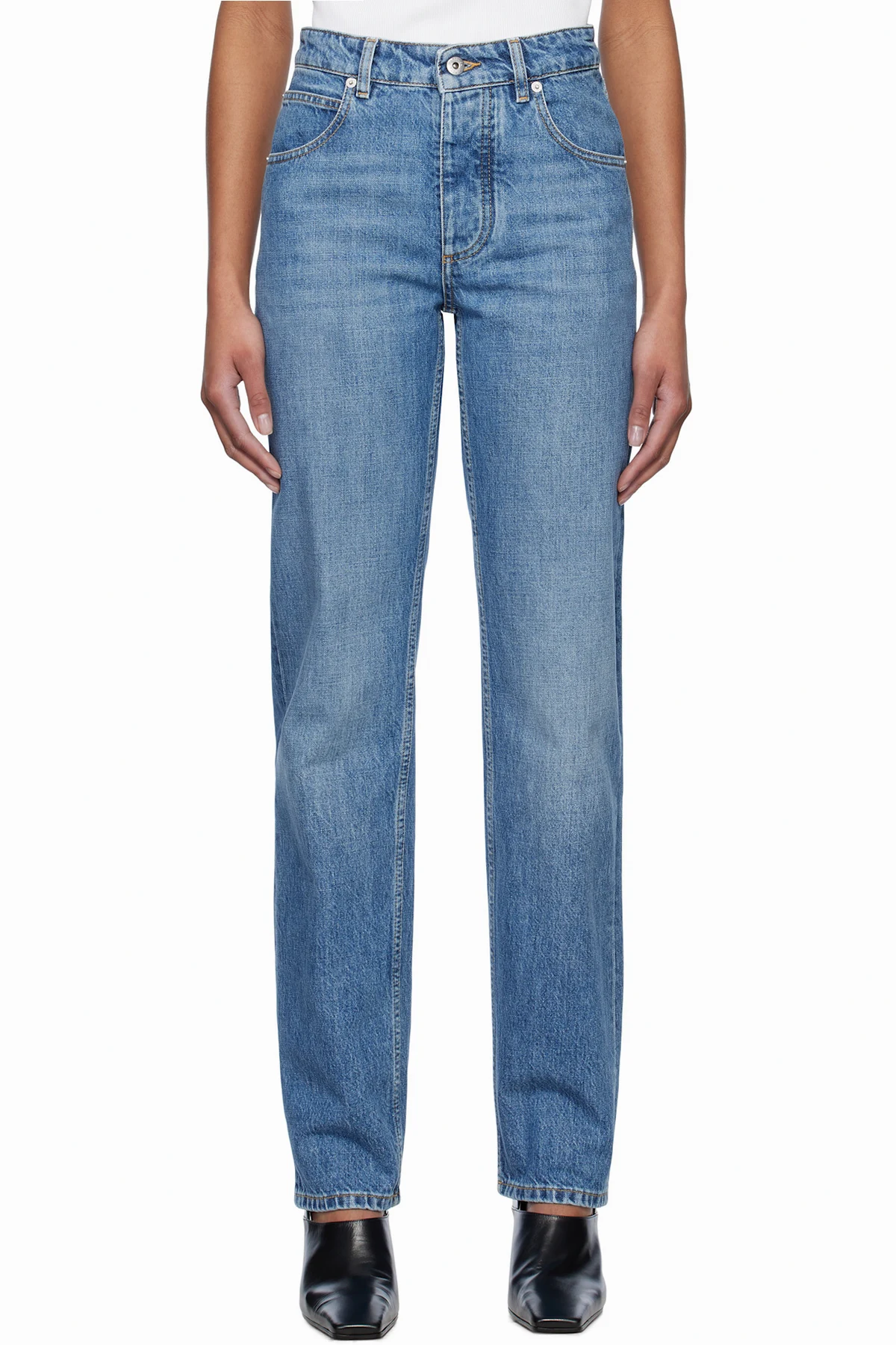 Blue Boyfriend Jeans
