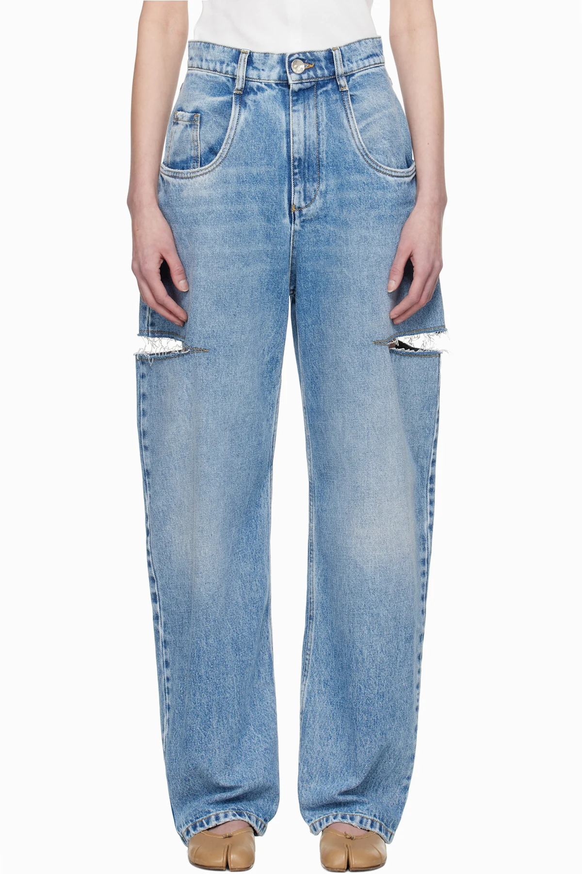Blue Slash Jeans