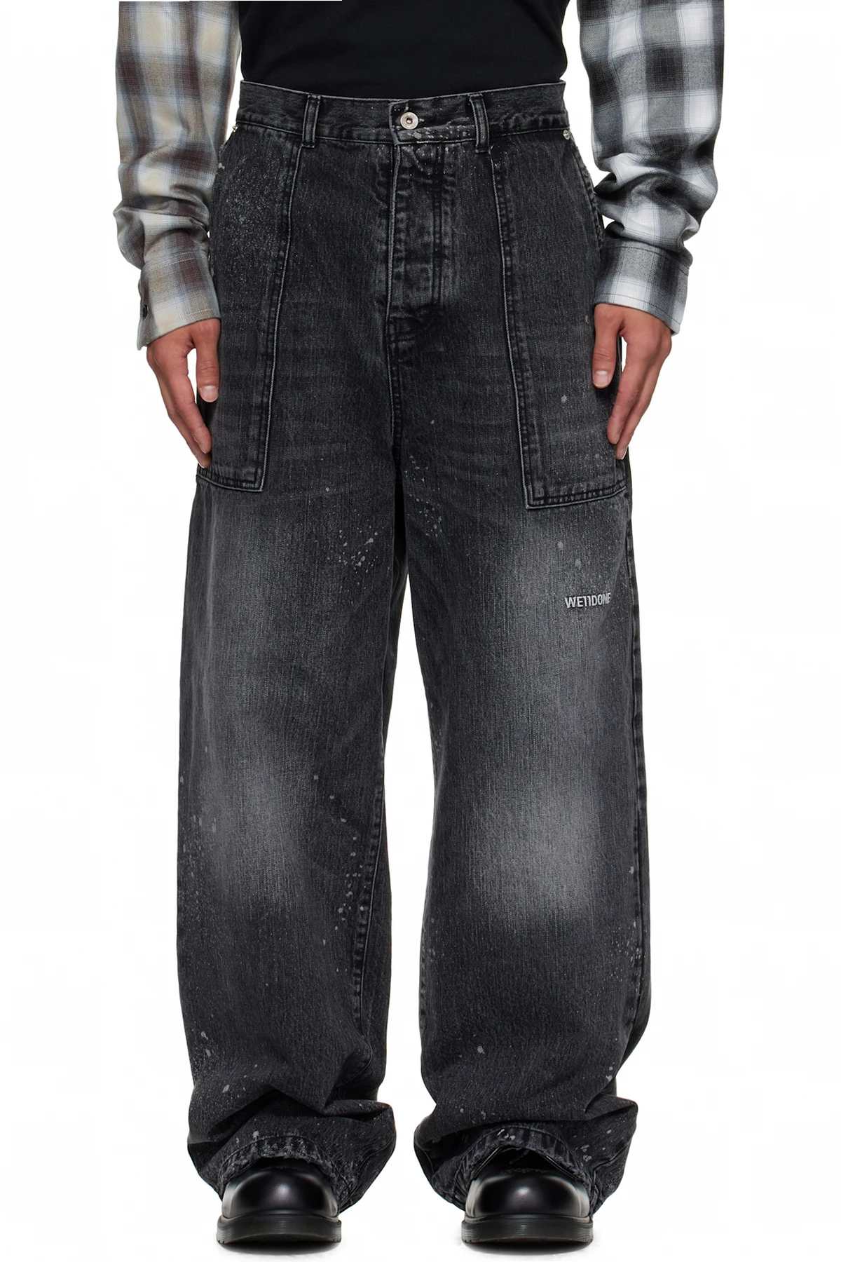 Black Distressed Jeans