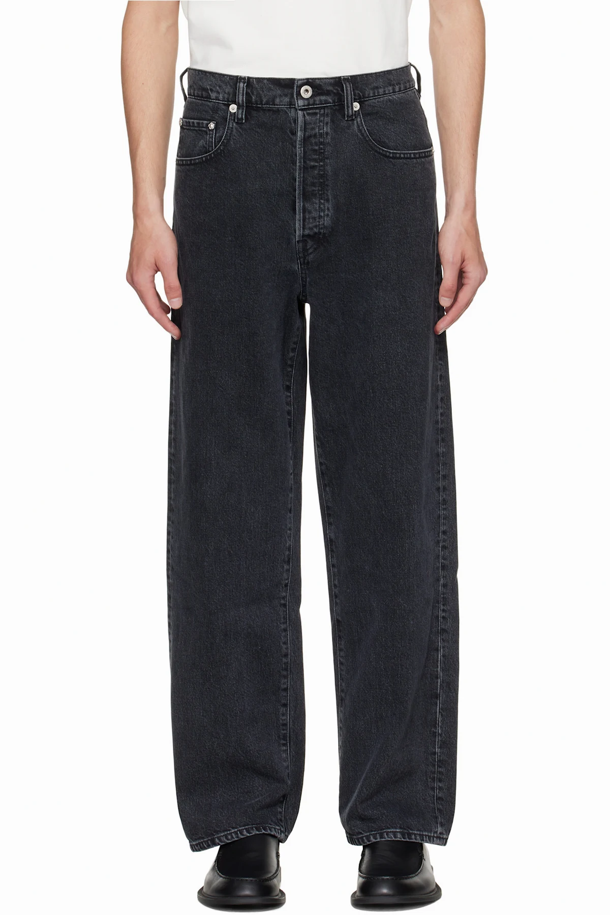 Black Kenzo Paris Botan Loose Fit Jeans