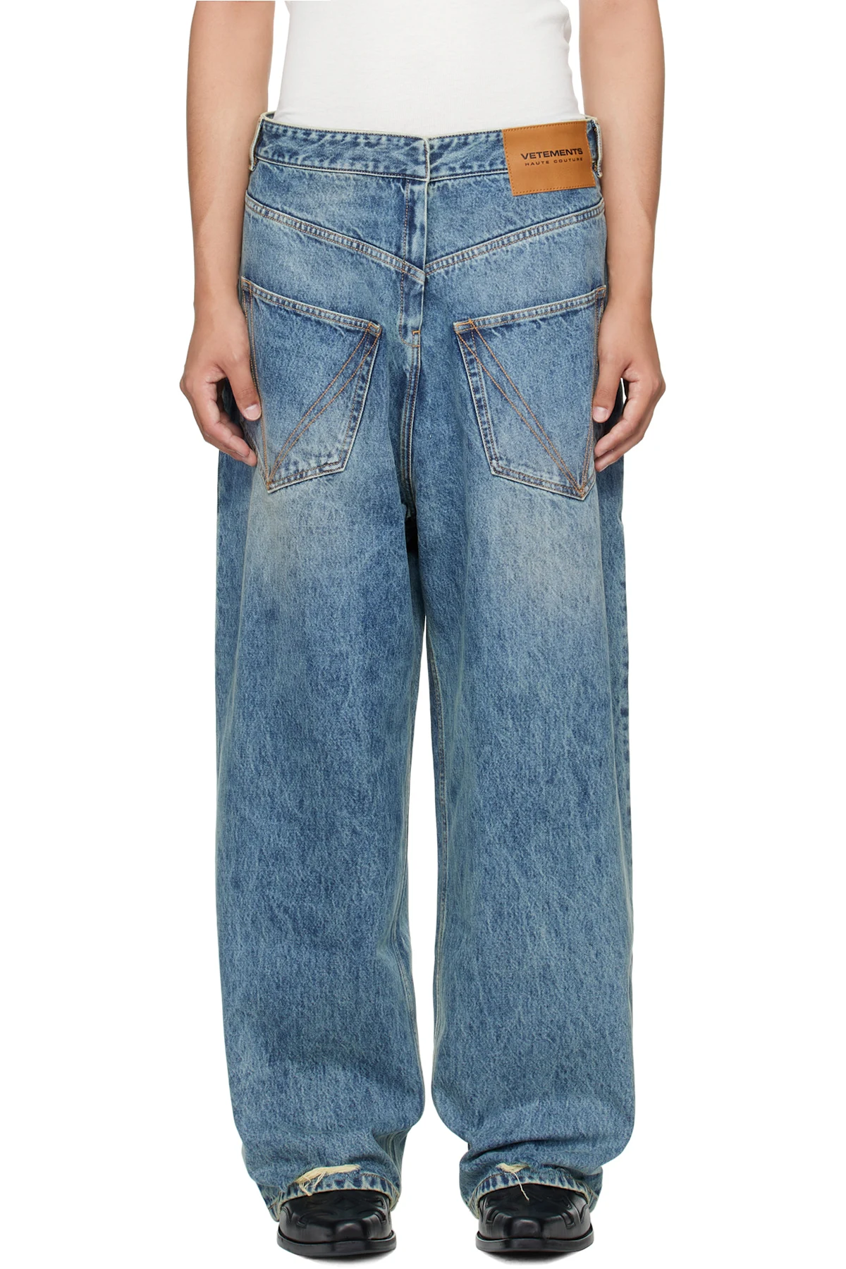 Blue Back to Front Jeans