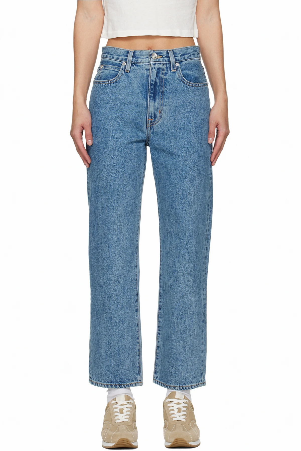 Blue London Crop Jeans