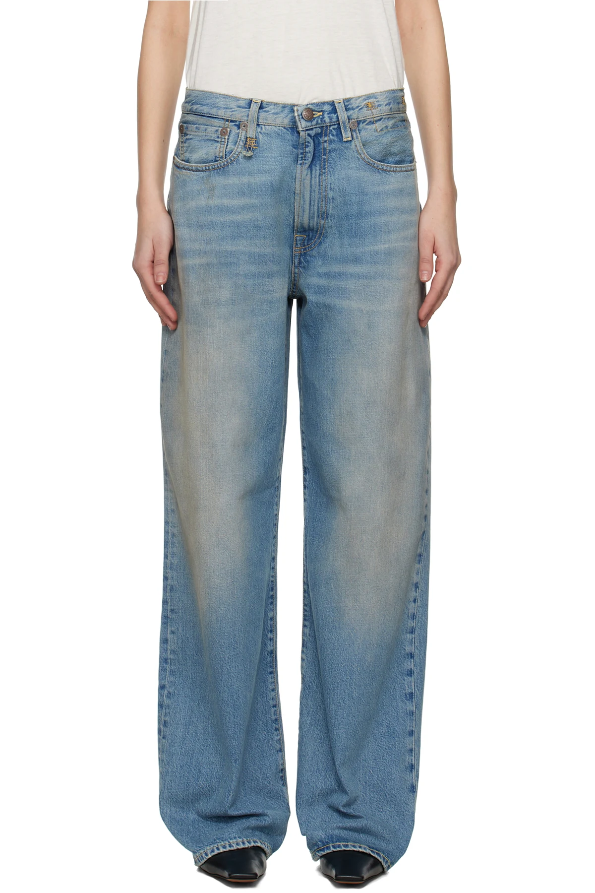 Blue D'Arcy Loose Jeans