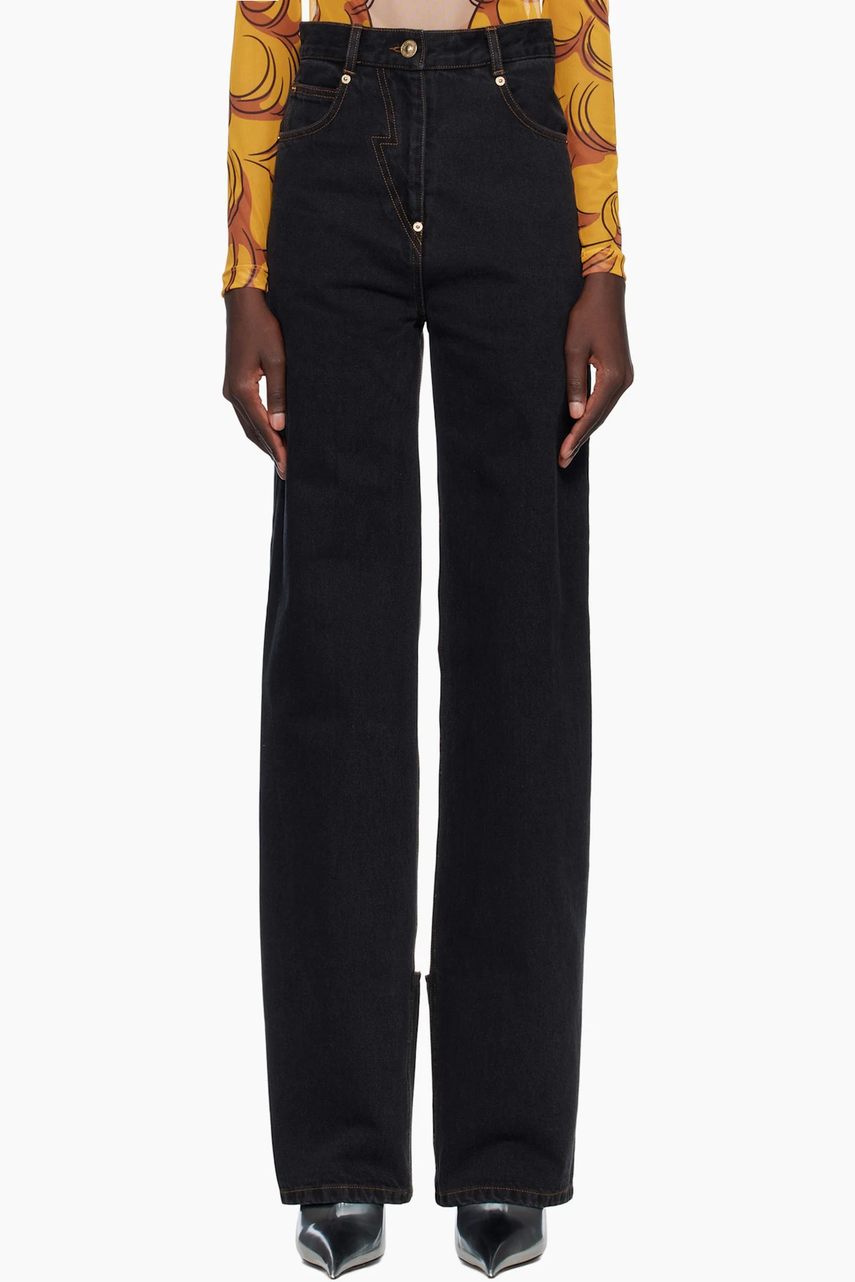 Black Back Panty Jeans