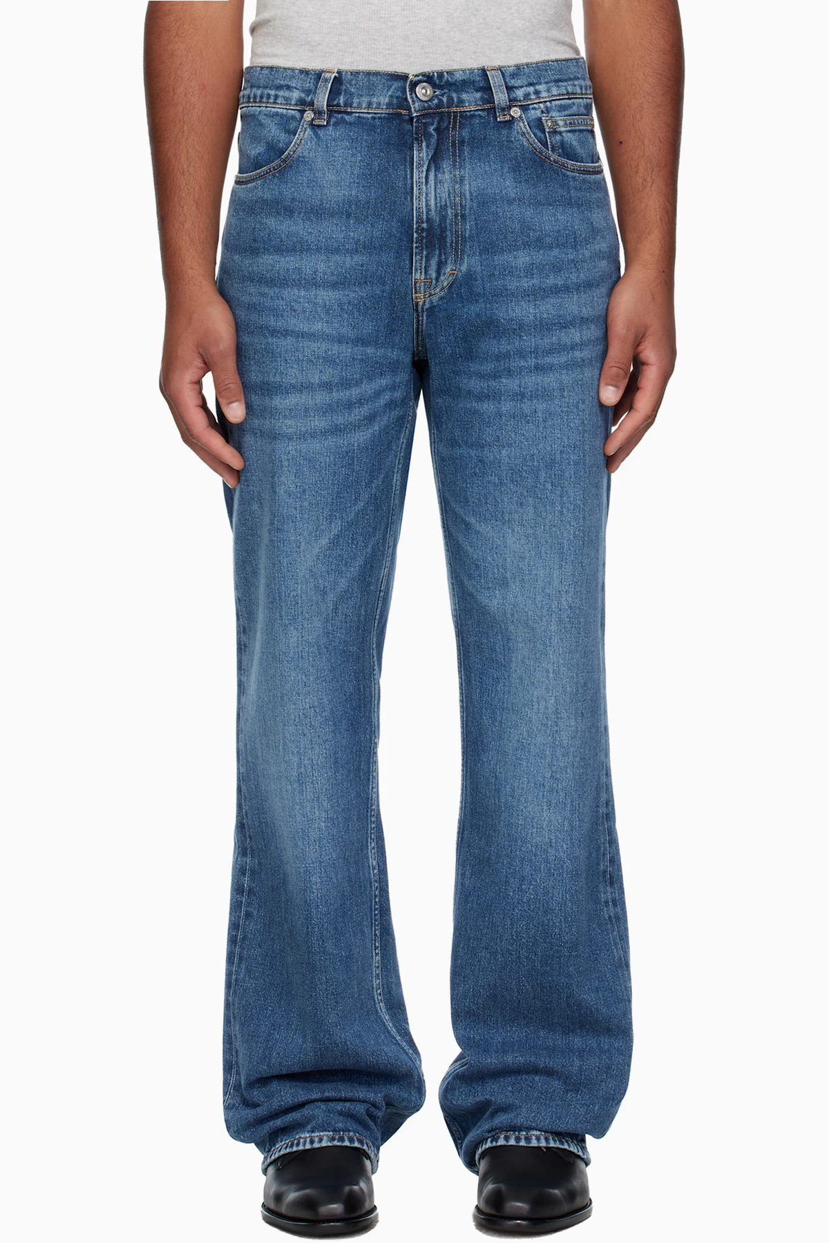 Blue Carlson Cut Jeans