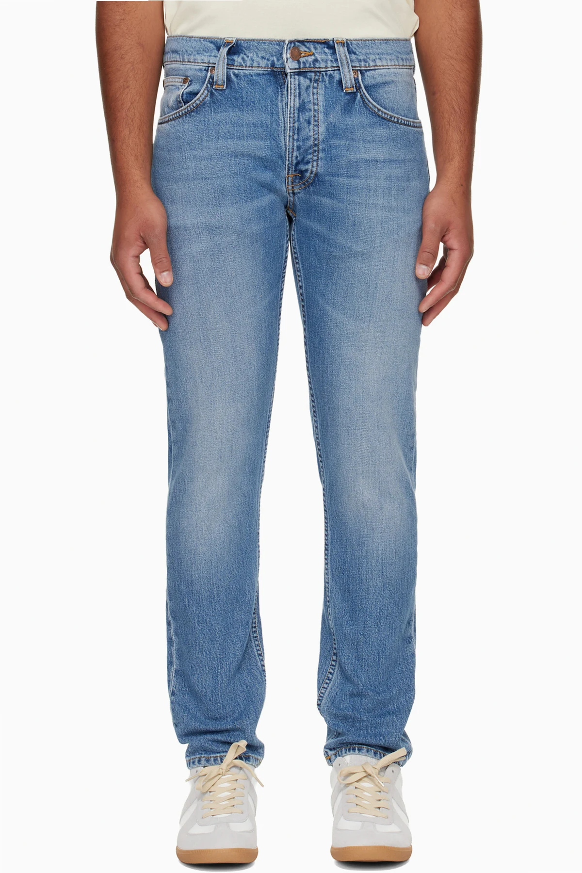 Blue Solid Ollie Jeans