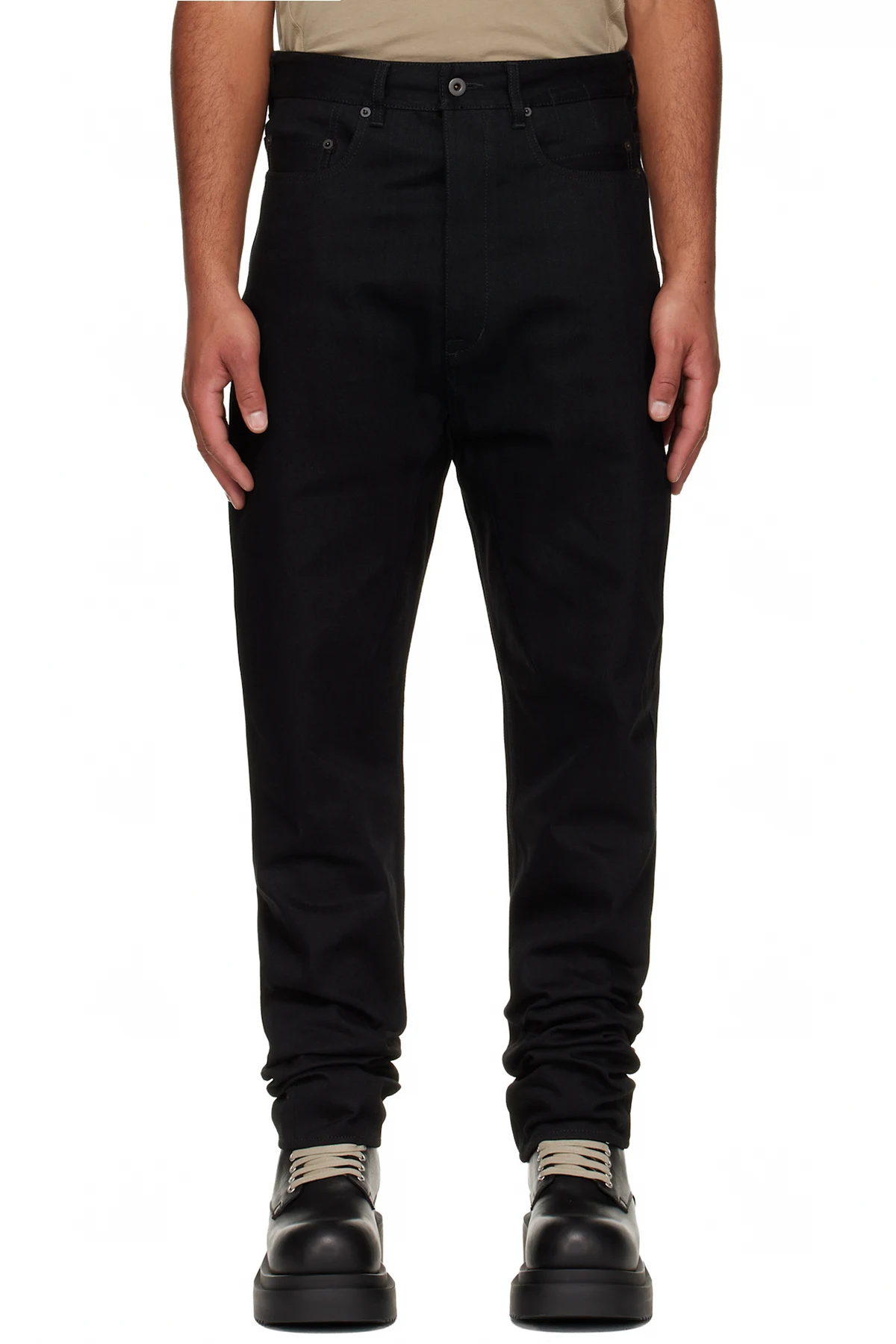 Black Concordians Collapse Long Jeans