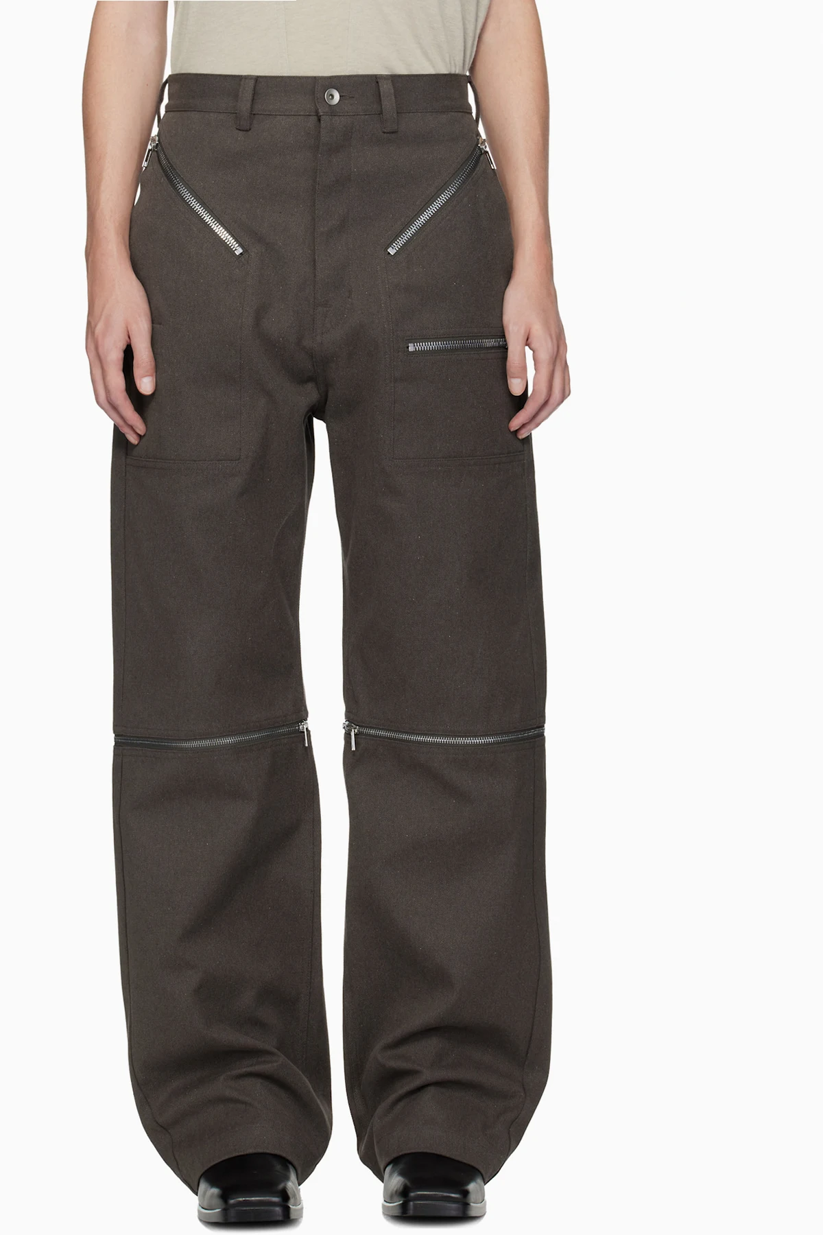 Brown Concordians Strobe Convertible Jeans
