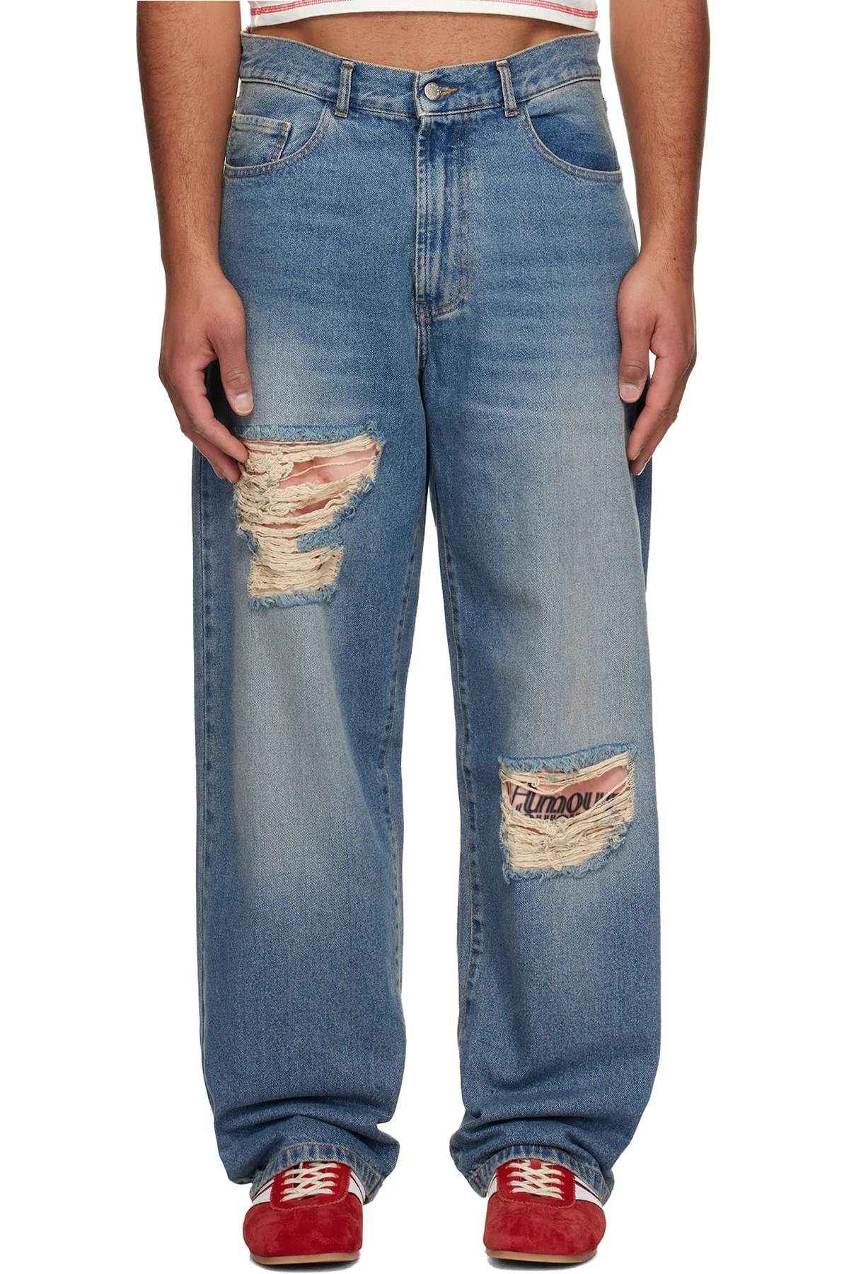 Blue Tattoo Tease Jeans