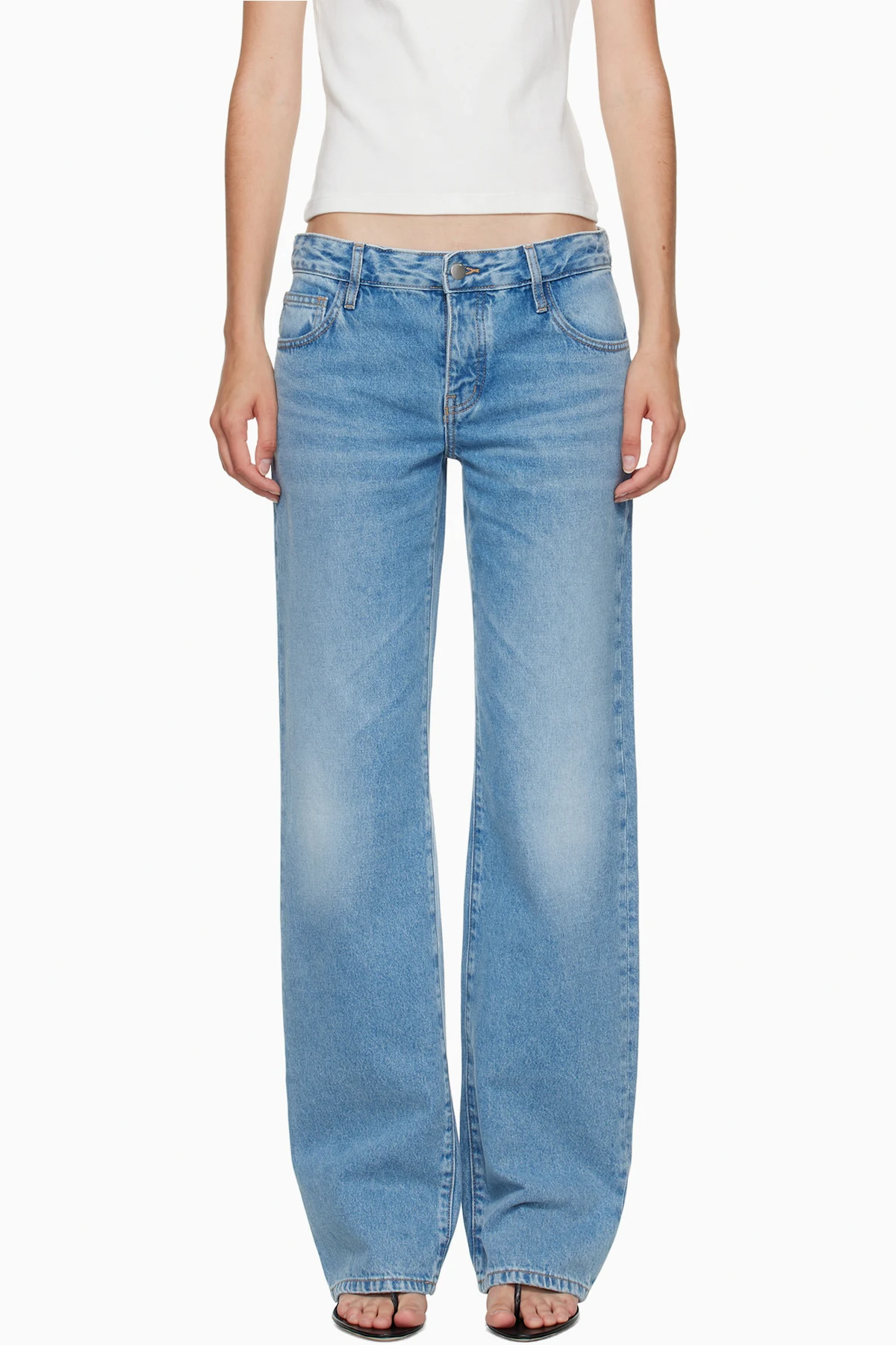 Blue Outland Denim Edition Mid Rise Balloon Jeans