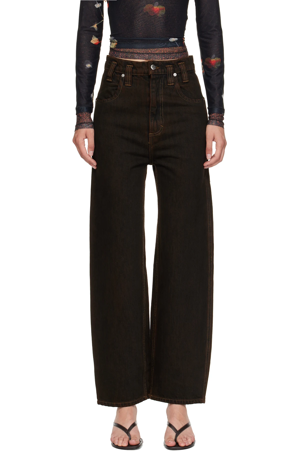 Brown Baggy Jeans