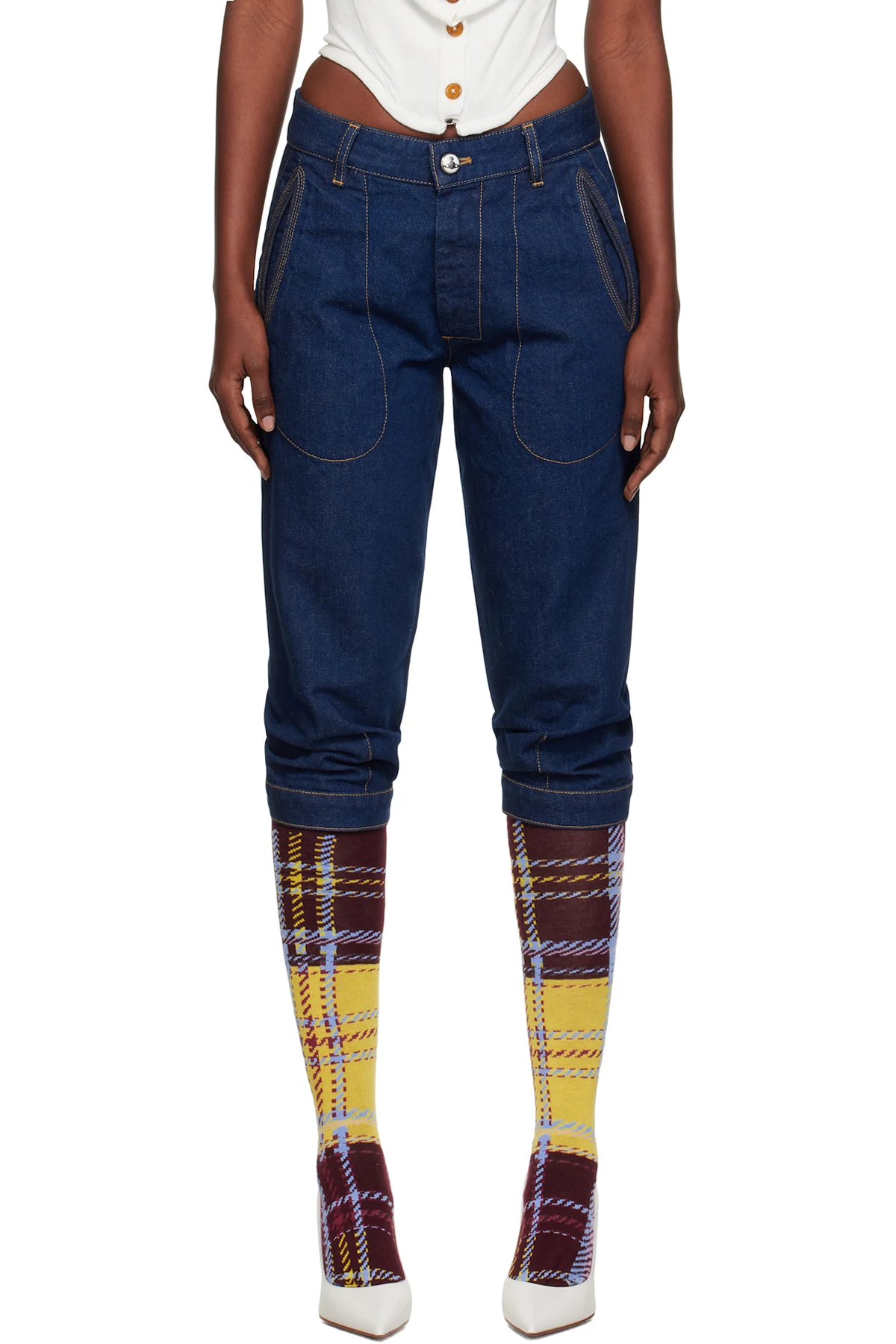 Blue Casa Breeches Jeans