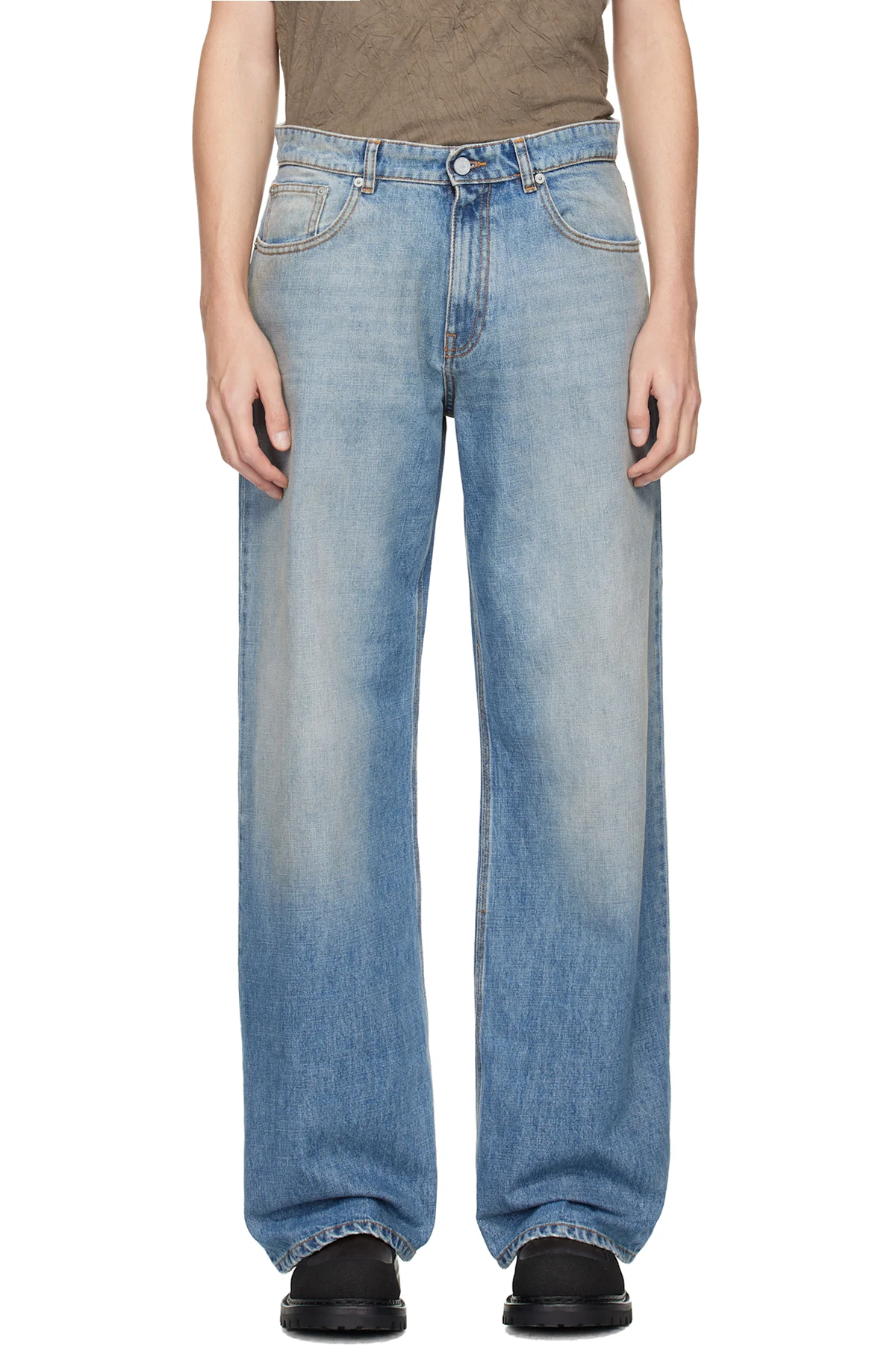 Blue Breakwater Wash Jeans