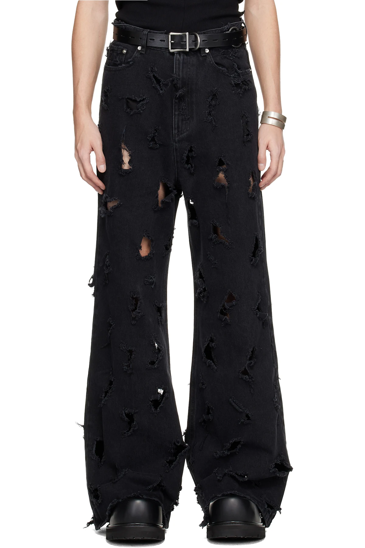 Black Destroyed Jeans