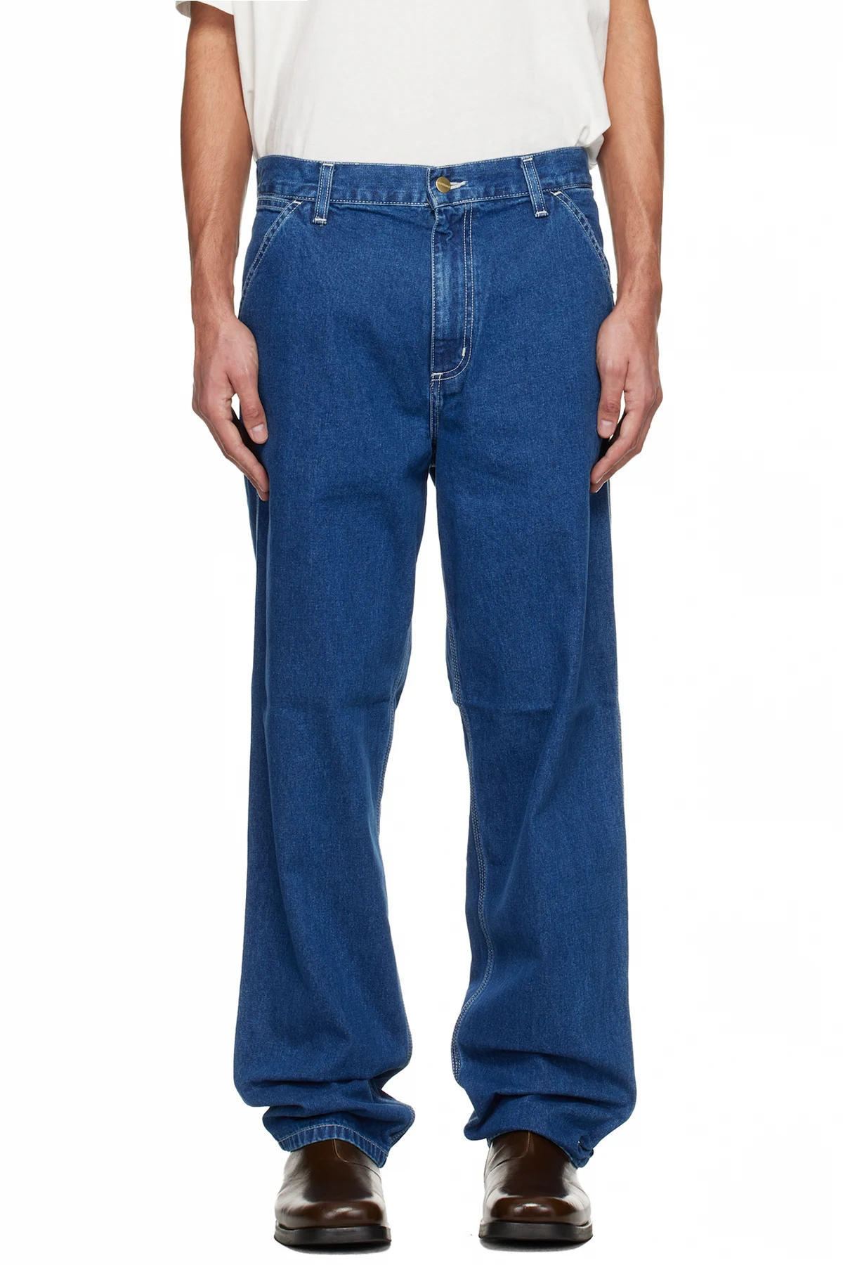 Blue Simple Pant Jeans