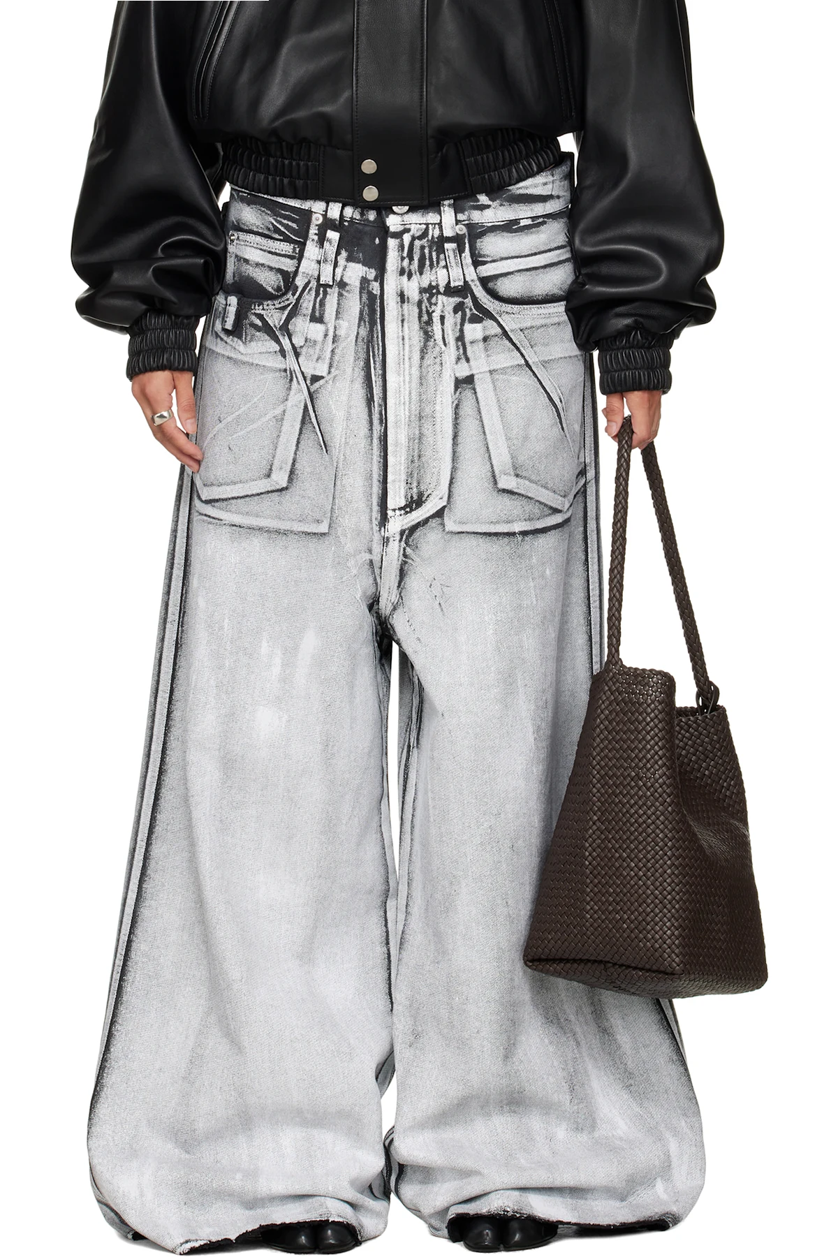 Gray Radiation Dumpster Jeans