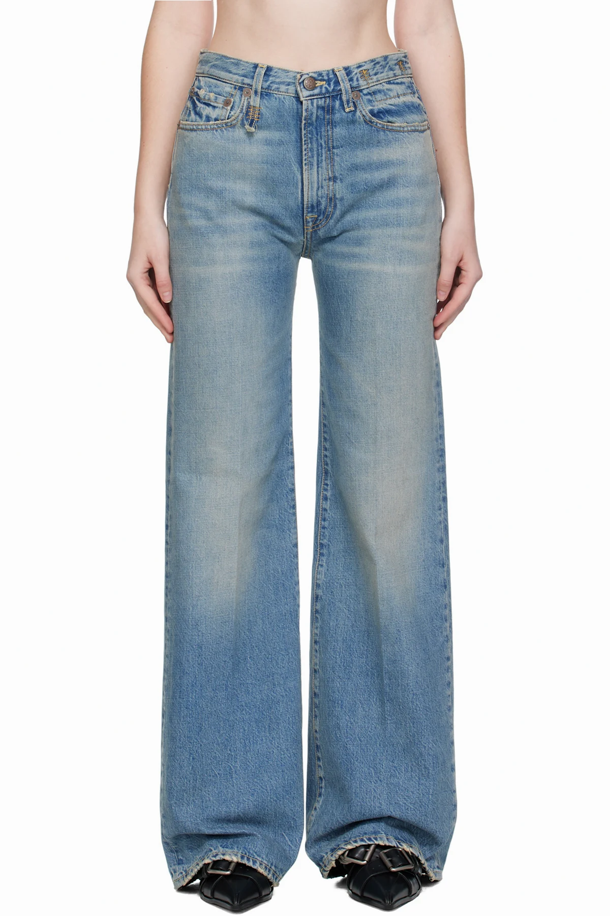 Blue Flare Jeans