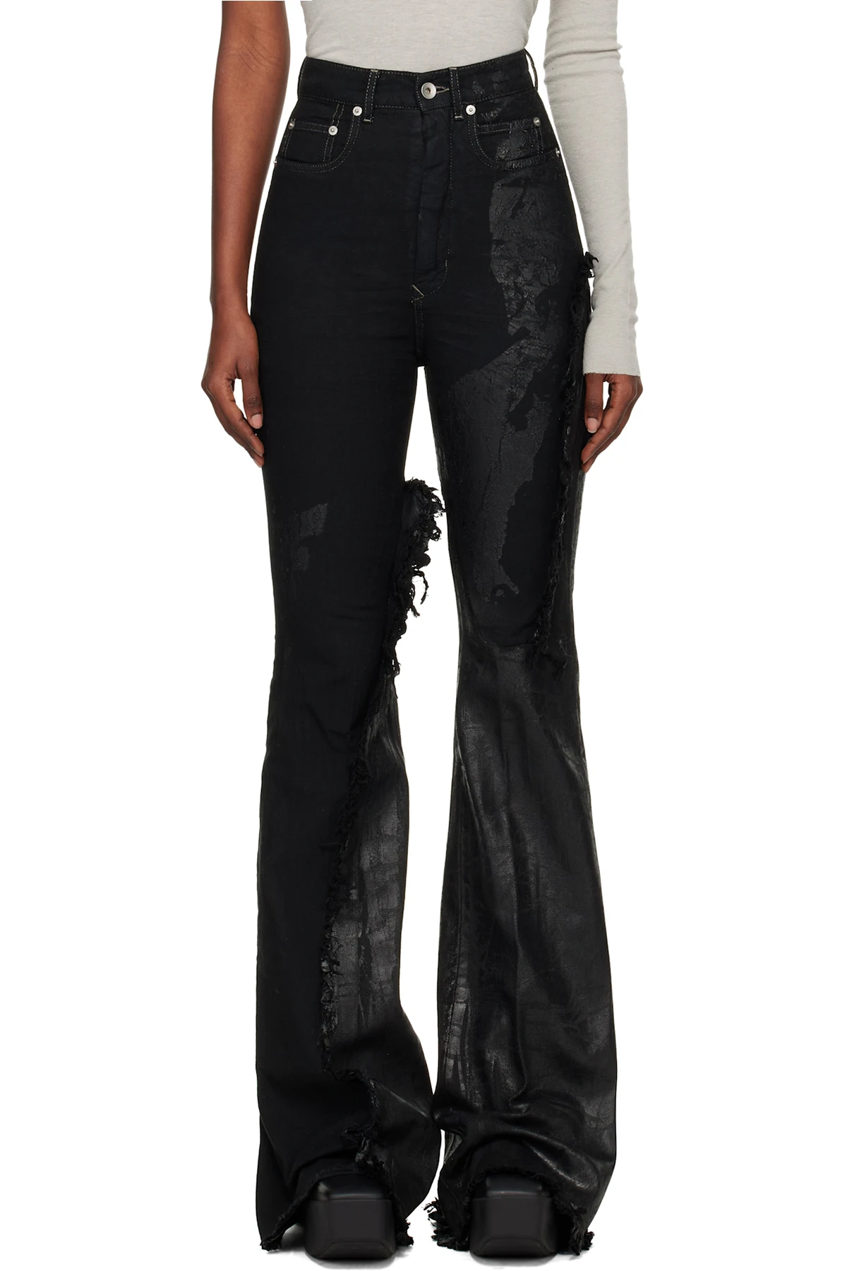 Black Concordians Bolan Bootcut Jeans