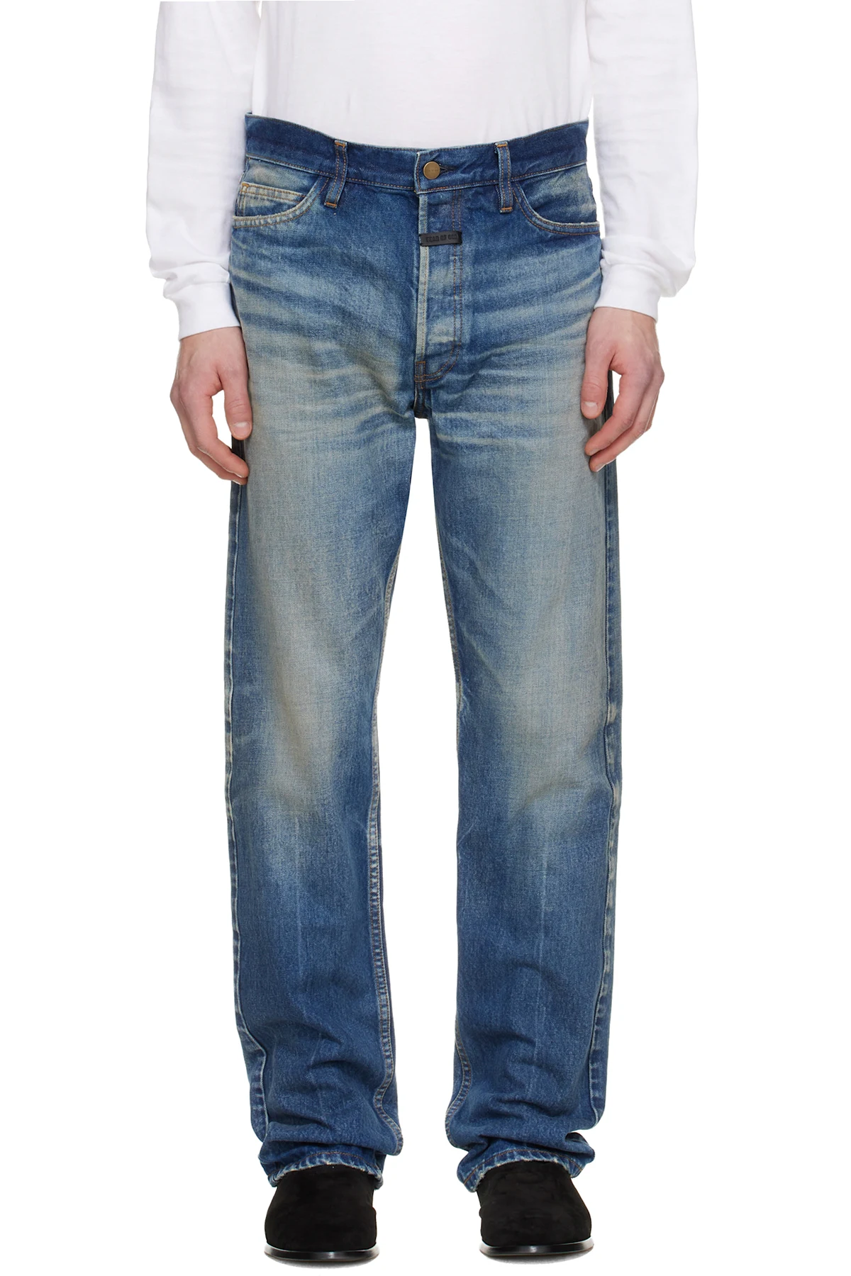 Blue Classic 5 Pocket Jeans