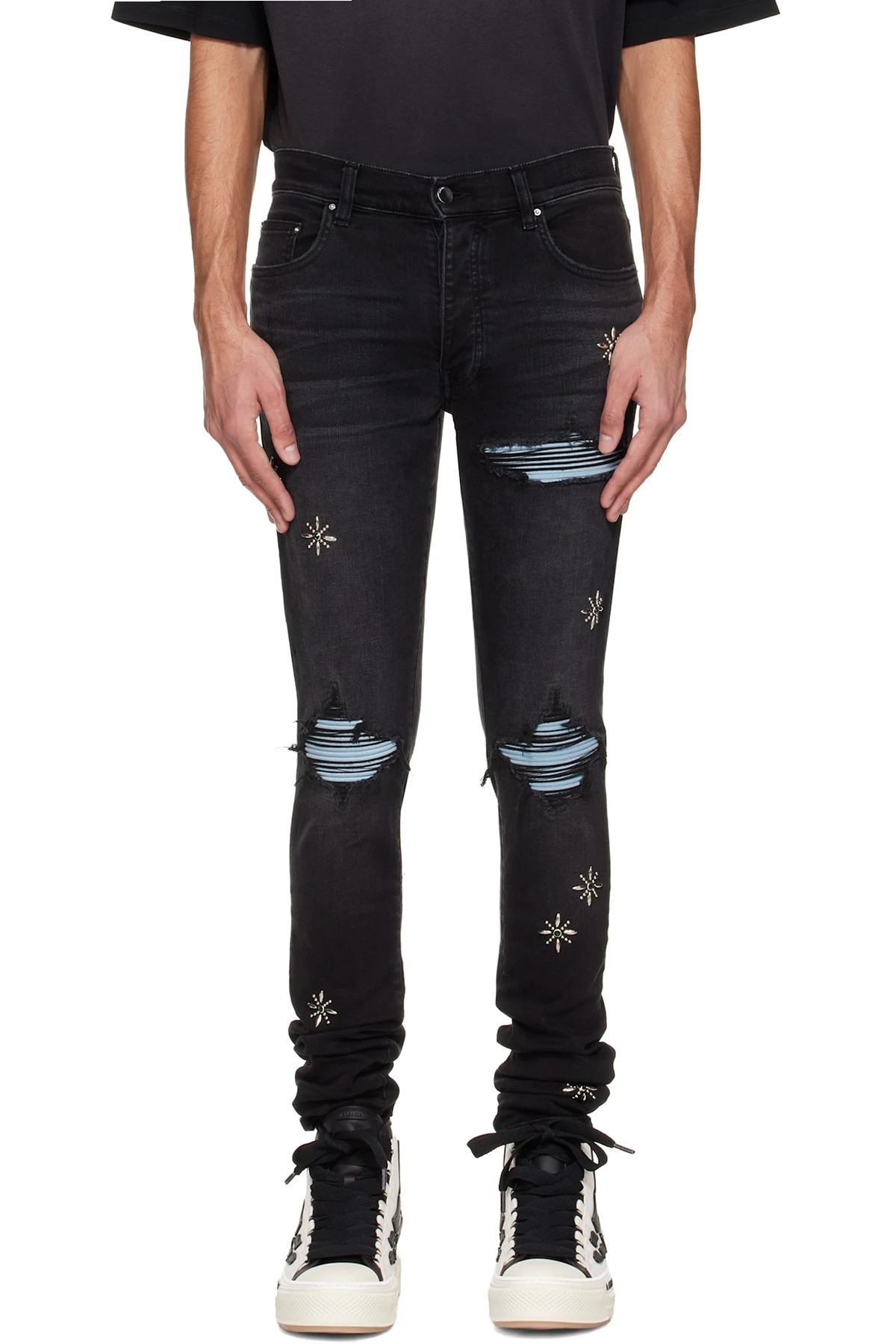 Black Stud MX1 Jeans