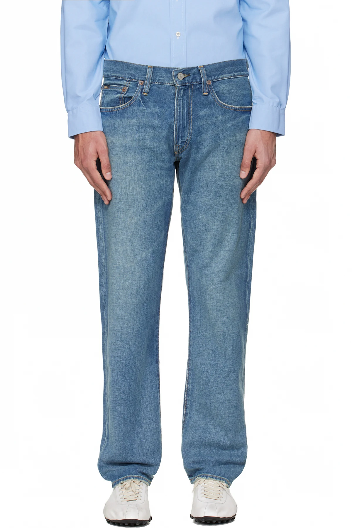 Blue 3x1 Rigid Denim Jeans