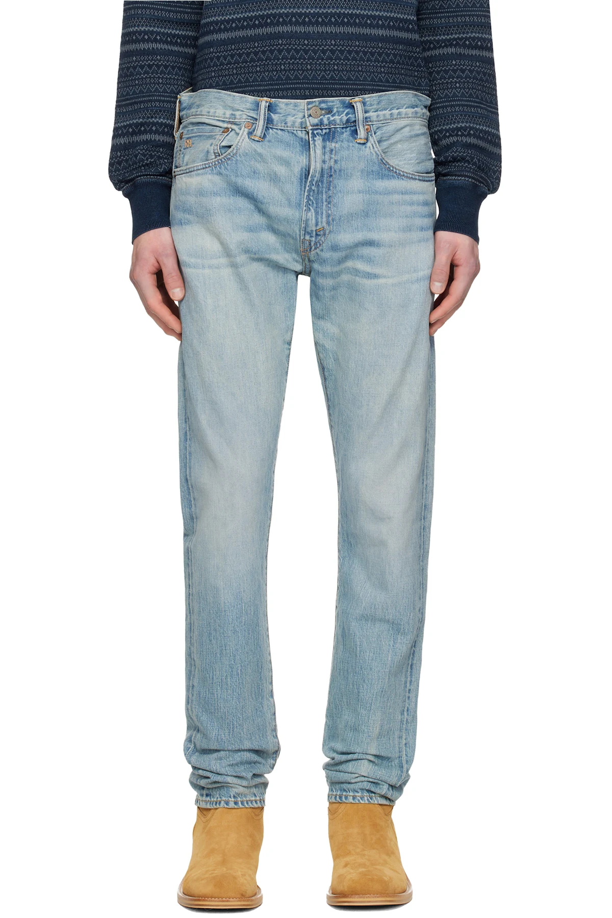 Blue High Slim Lawton Selvedge Jeans