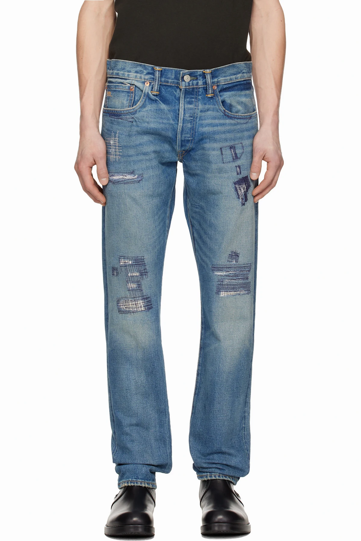 Blue Slim Fit Claremont Selvedge Jeans