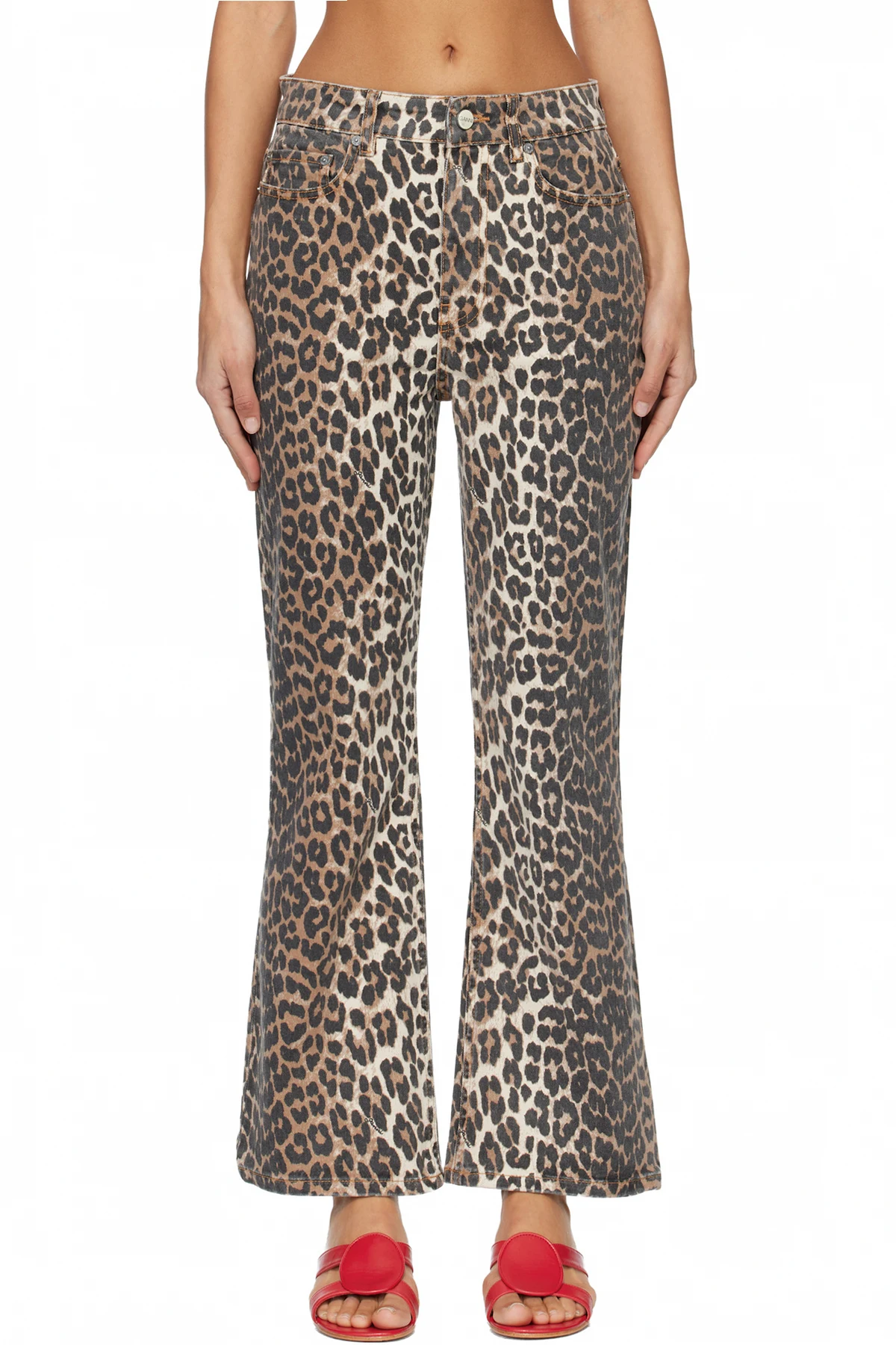 Brown Leopard Betzy Jeans