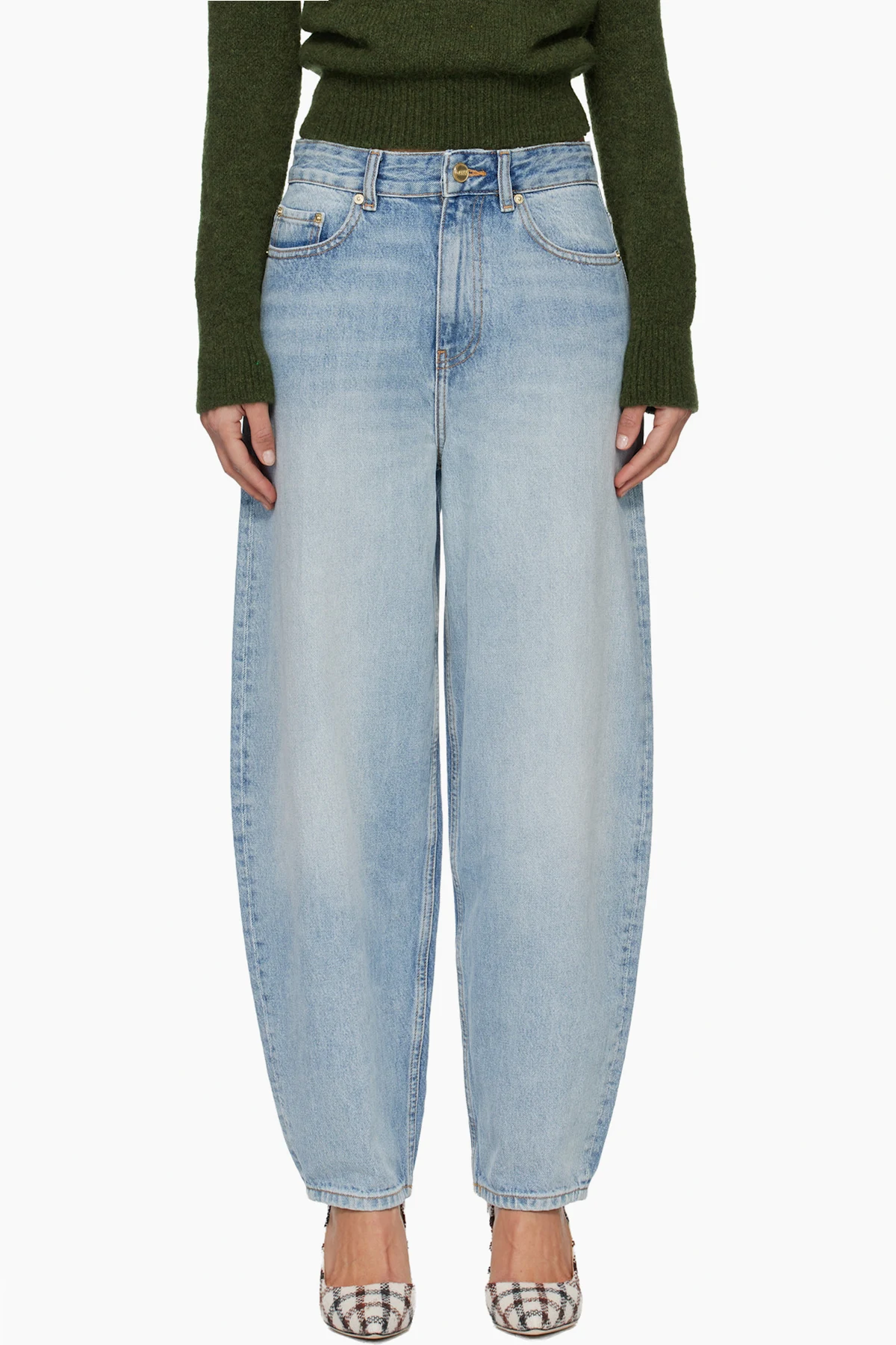 Blue Loose Rigid Stary Jeans