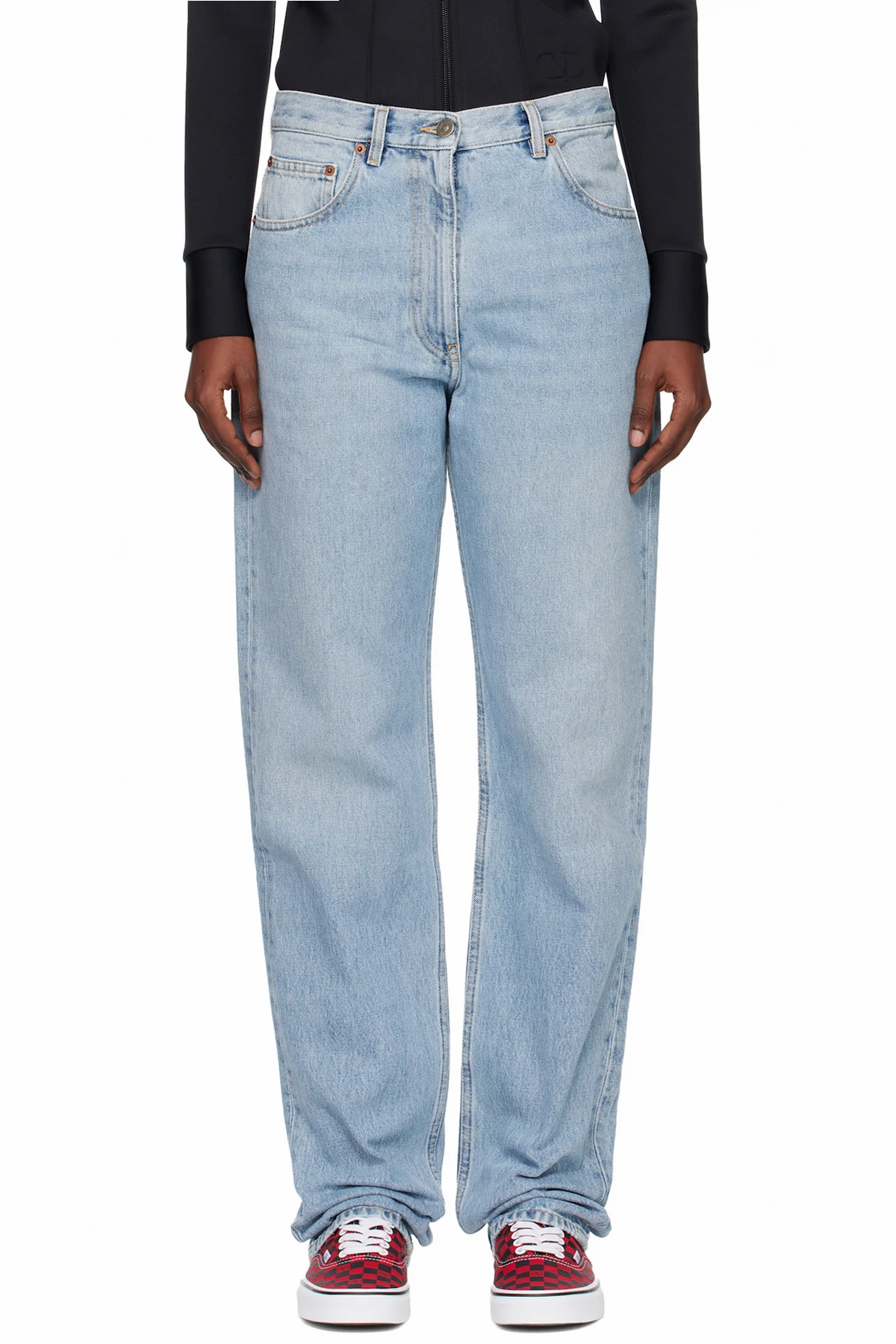 Blue Loose-Fit Jeans