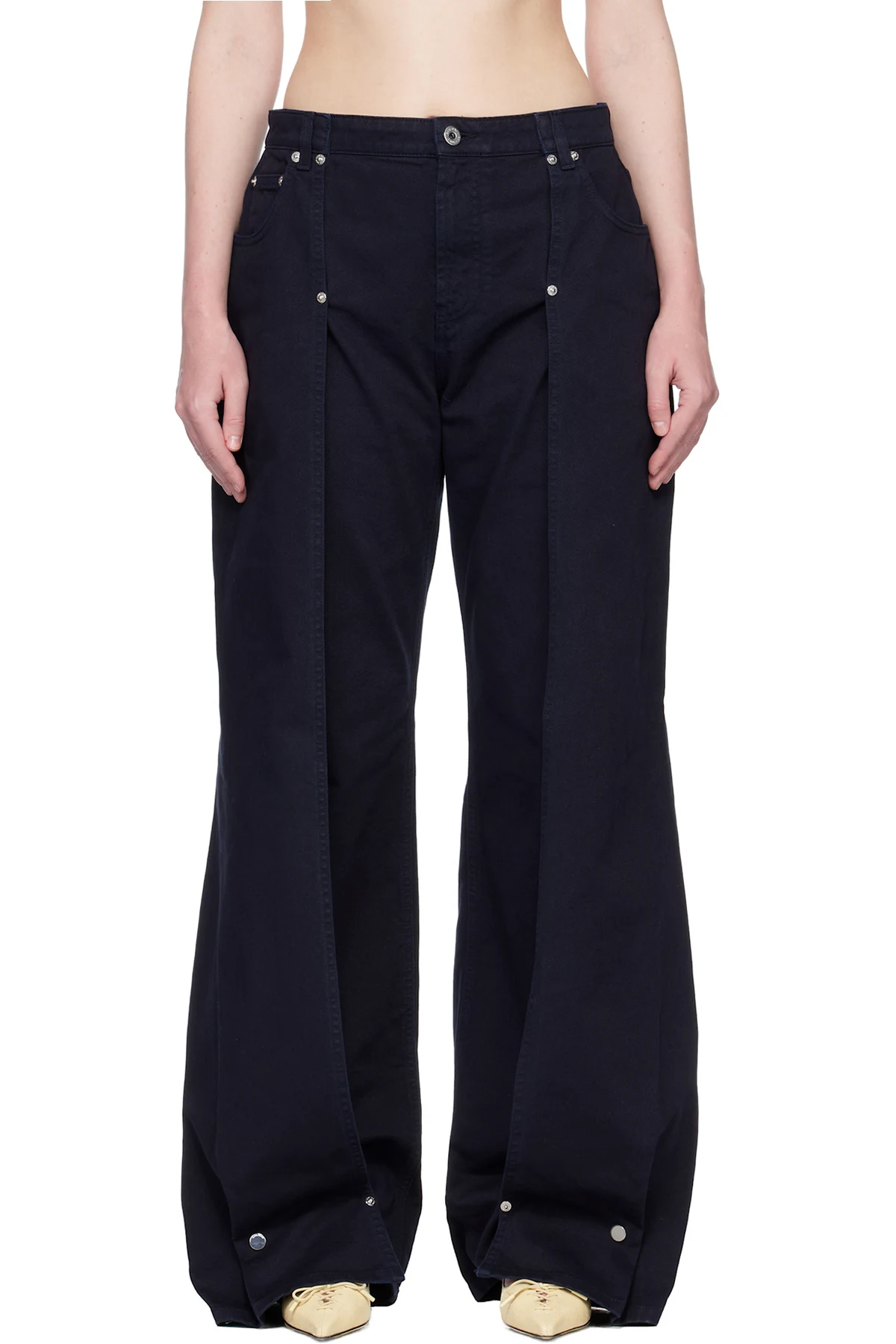 Navy 'The Snap-Button' Jeans