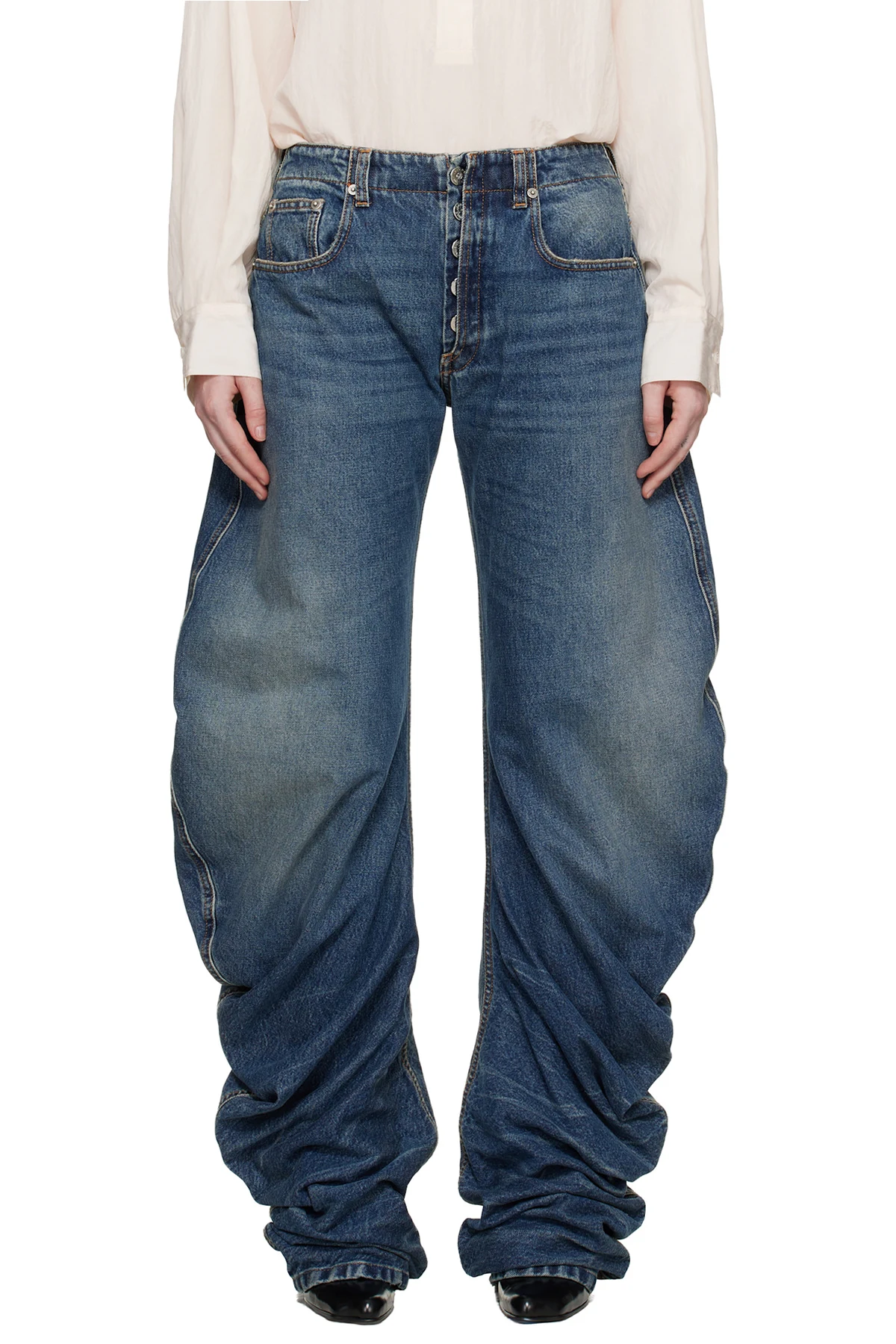 Blue Oversize Fit Jeans