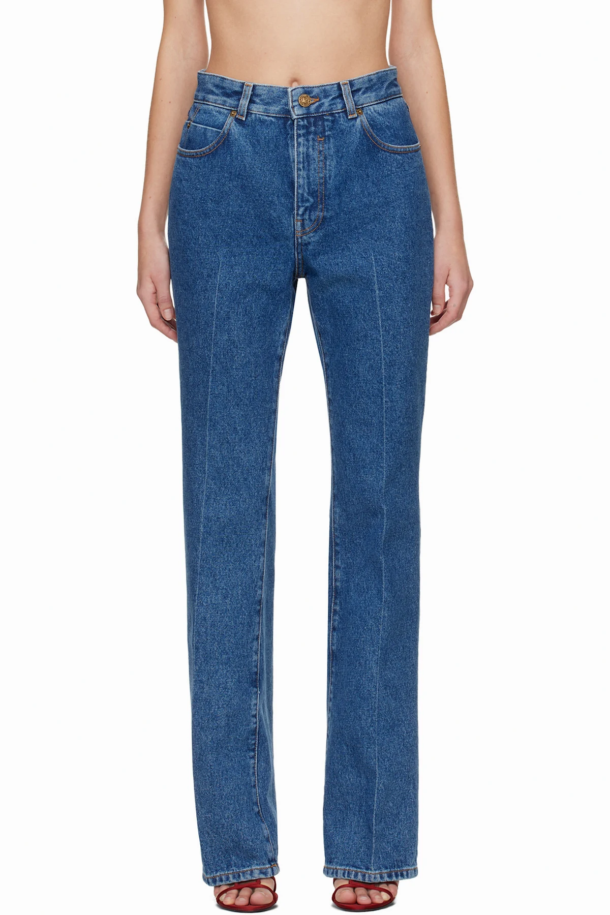 Blue Boot Cut Jeans