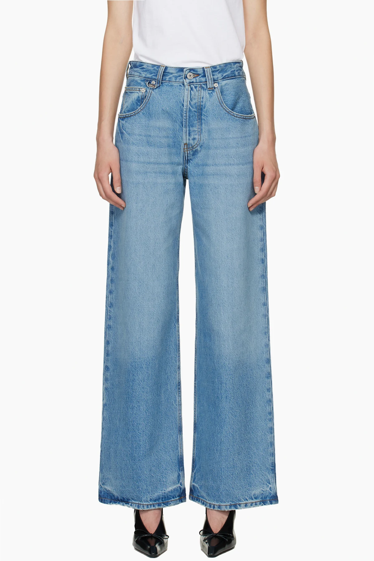 Blue Le Paysan 'Le de-Nîmes Large' Jeans