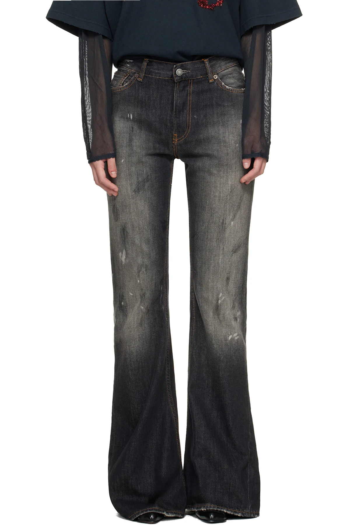 Black 2025F Fitted Jeans