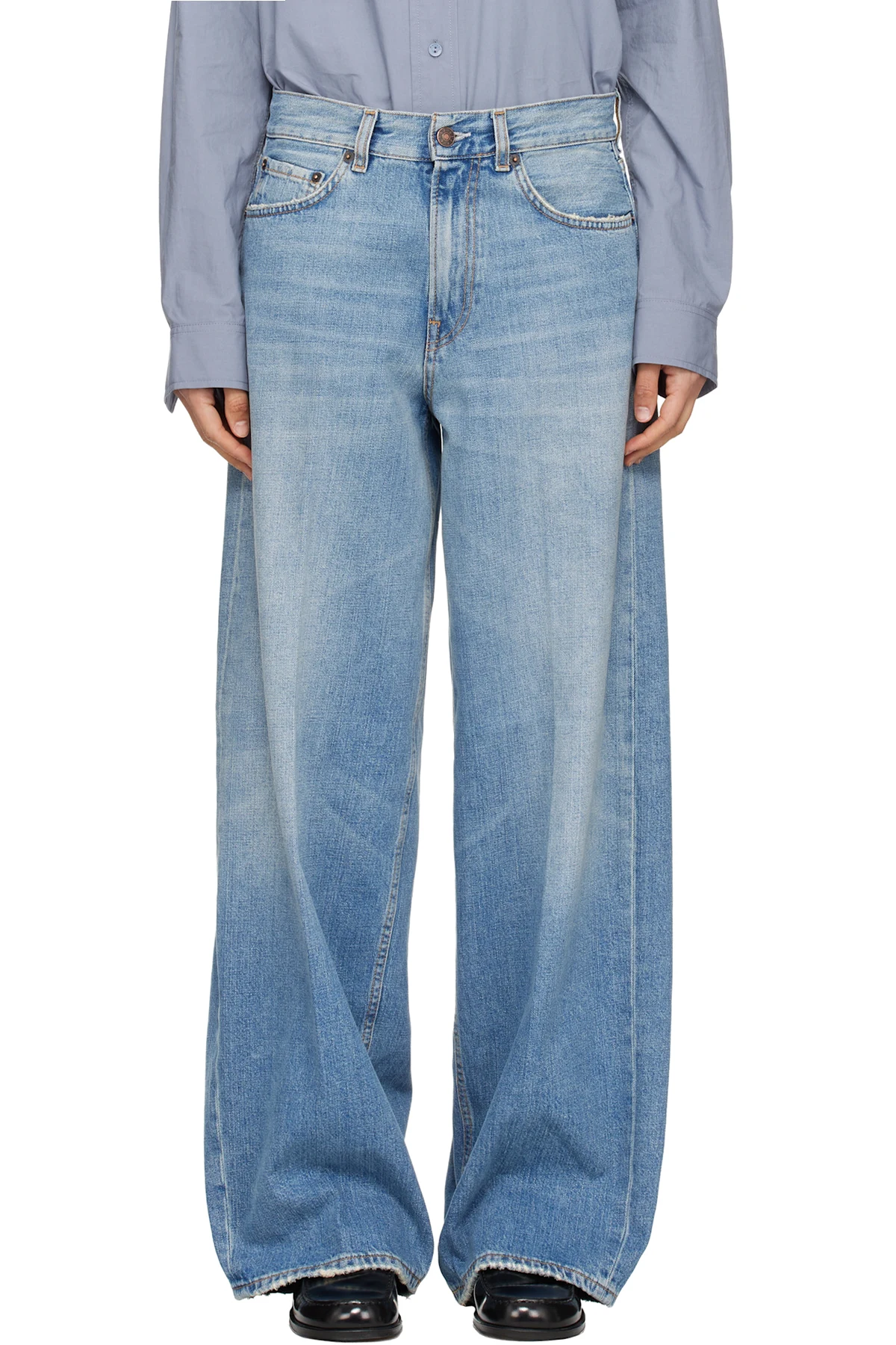 Blue Roomy Jeans