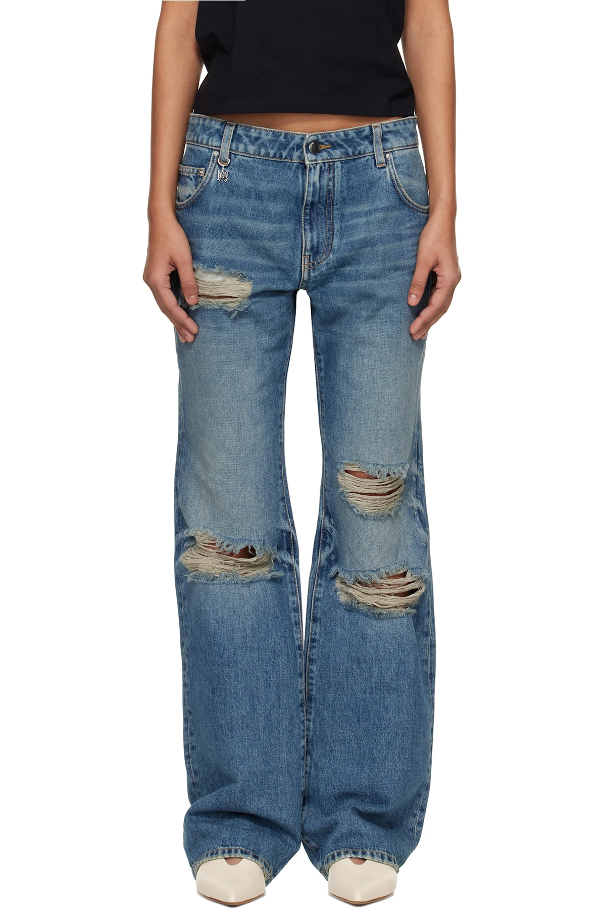 Blue Slash Jeans