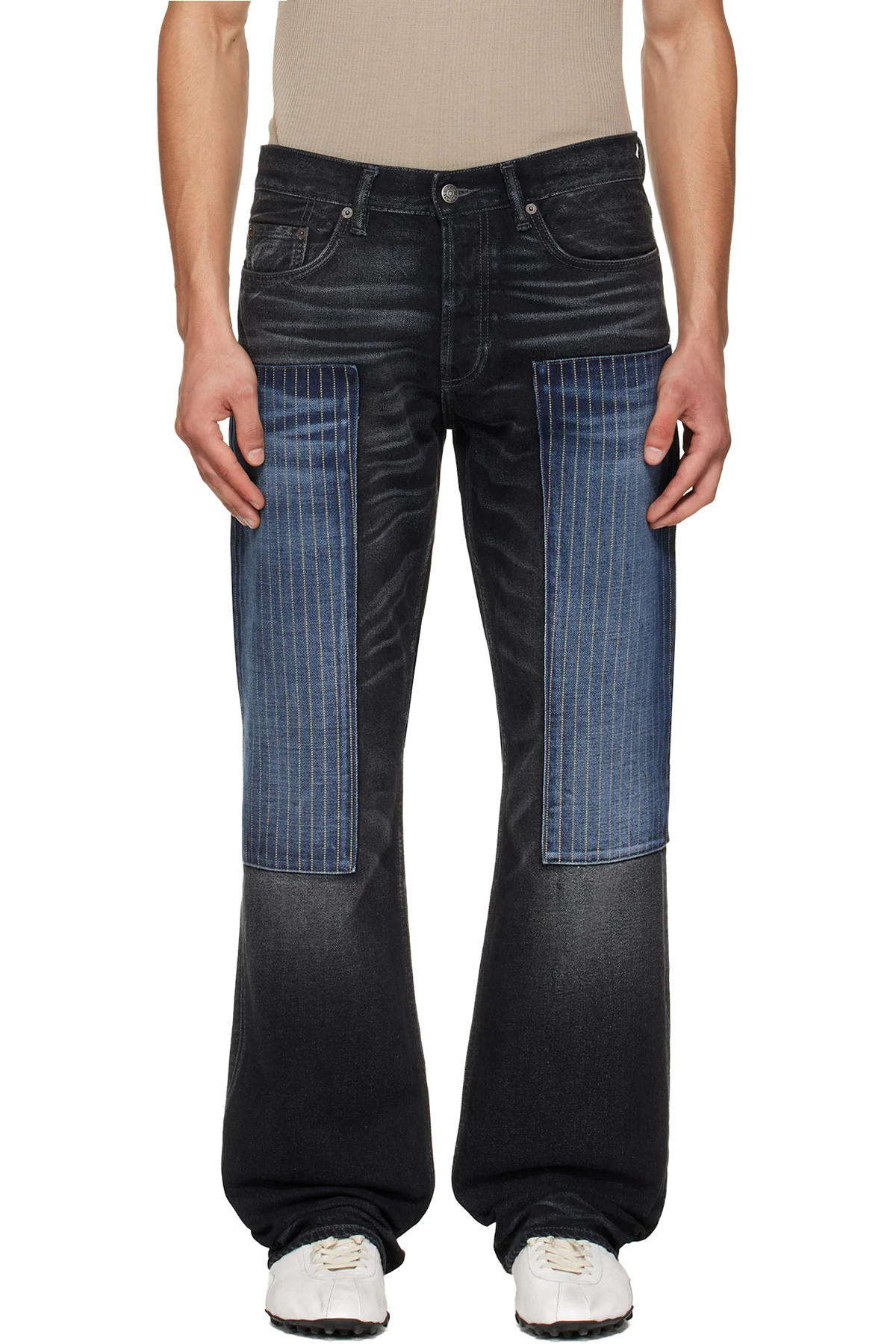 Black Patchwork 2010 Jeans