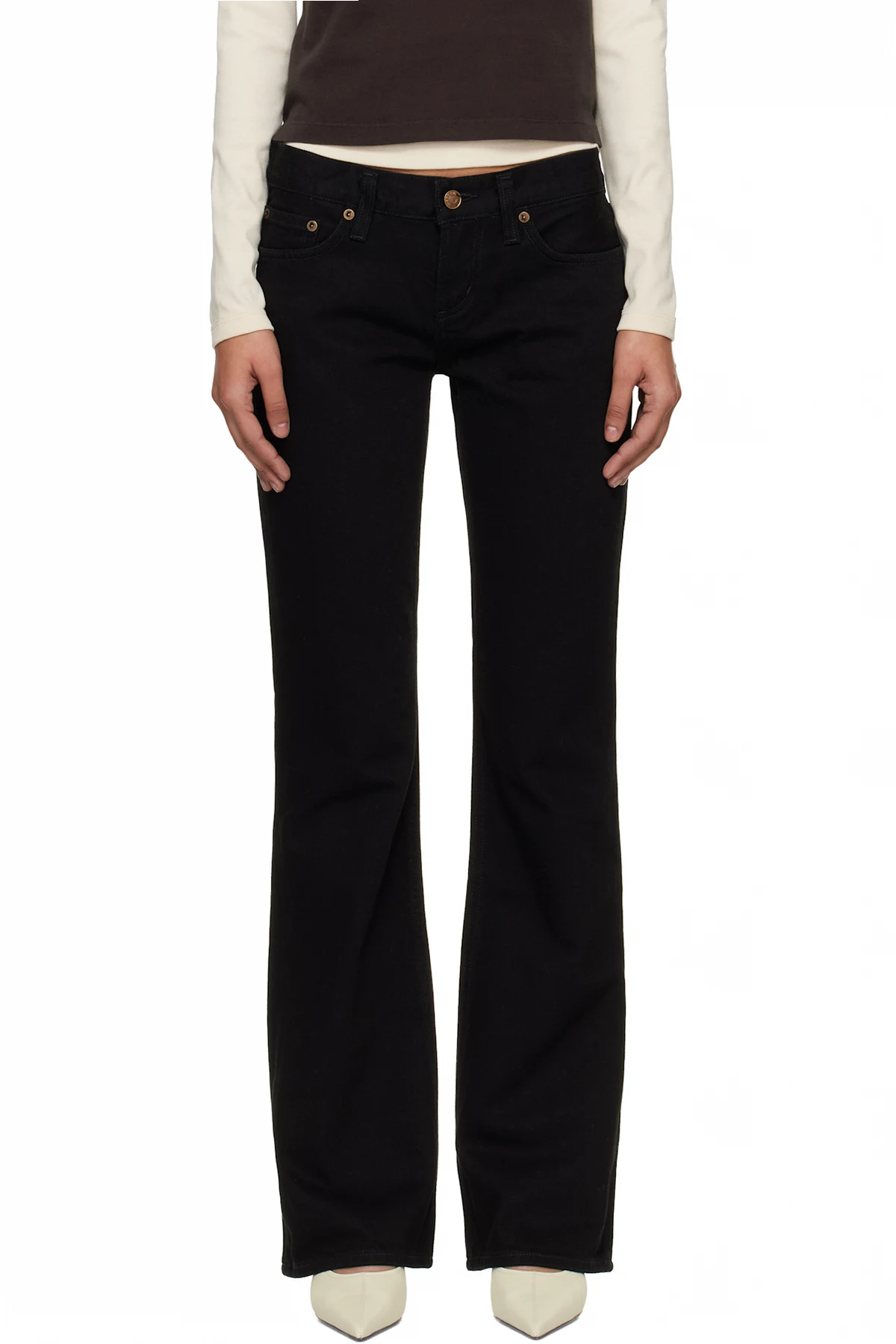 Black Low Rise Boot Jeans